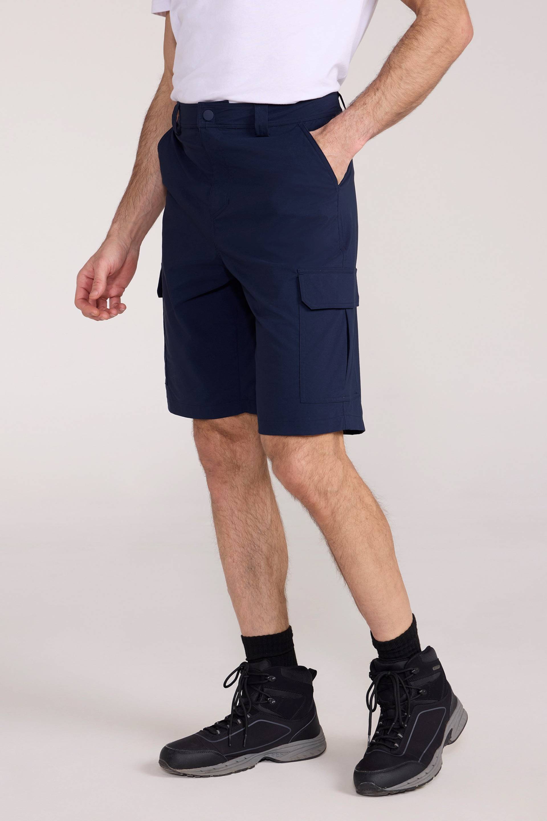 Delta Stretch Herren Cargoshorts - Marineblau Delta Stretch Herren Cargoshorts - Marineblau von Mountain Warehouse