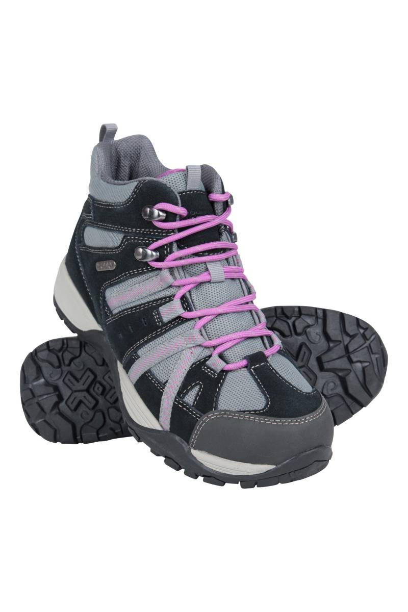 Direction Wasserdichte Wanderstiefel für Damen Breite Passform - Grau von Mountain Warehouse