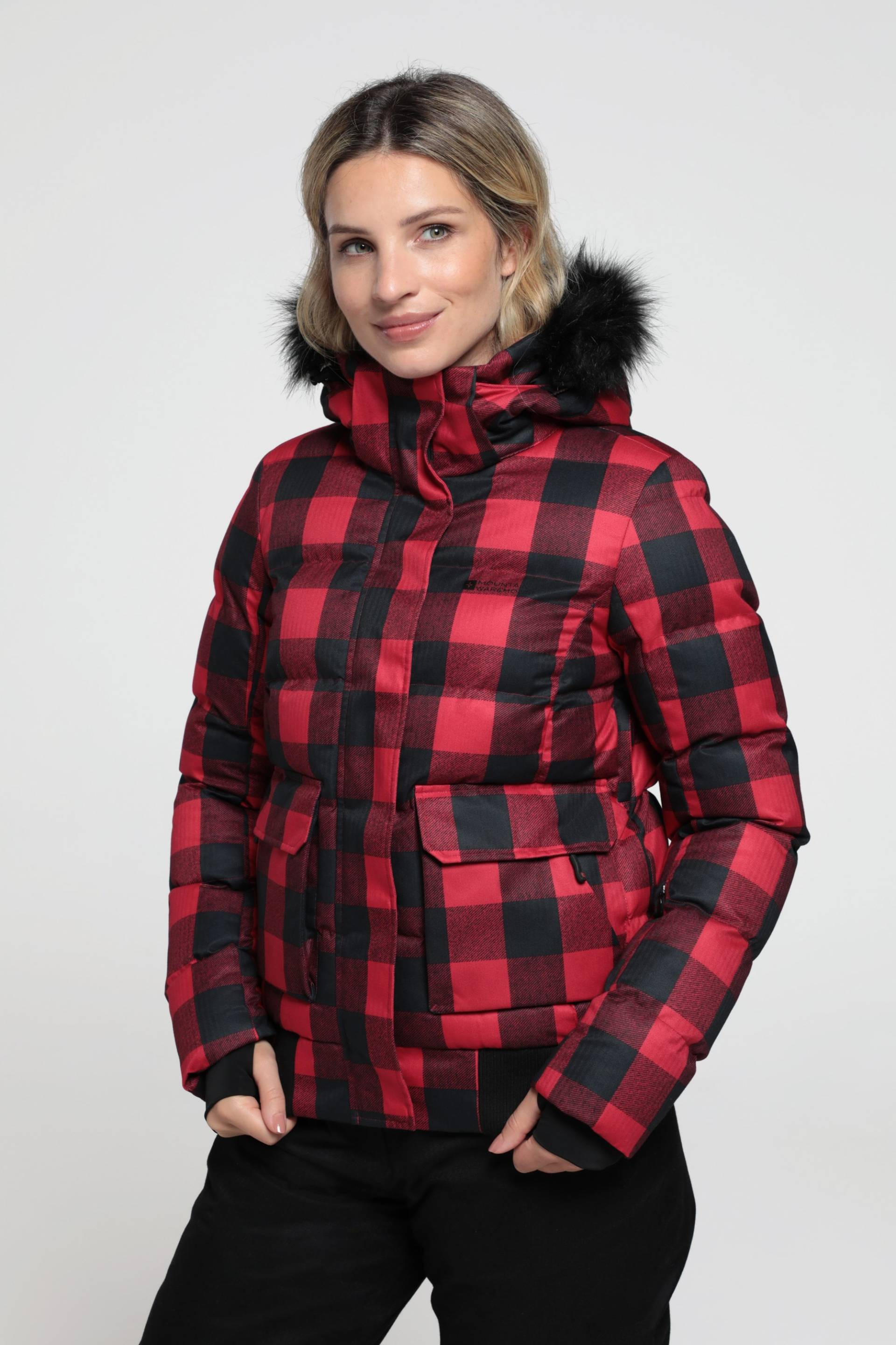 Distance Skijacke aus recyceltem Material, für Damen - Rot von Mountain Warehouse