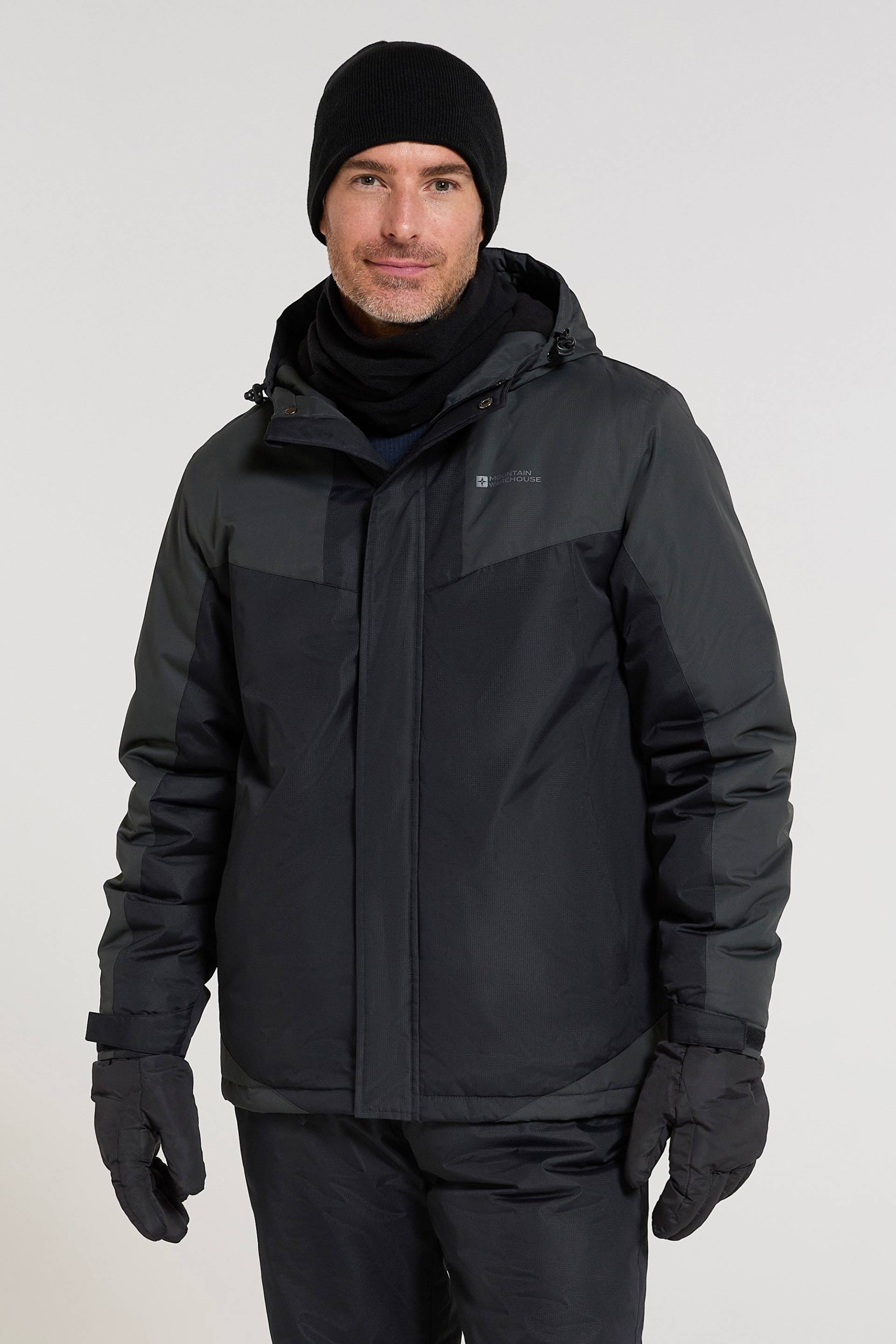 Dusk III Herren Skijacke - Schwarz von Mountain Warehouse
