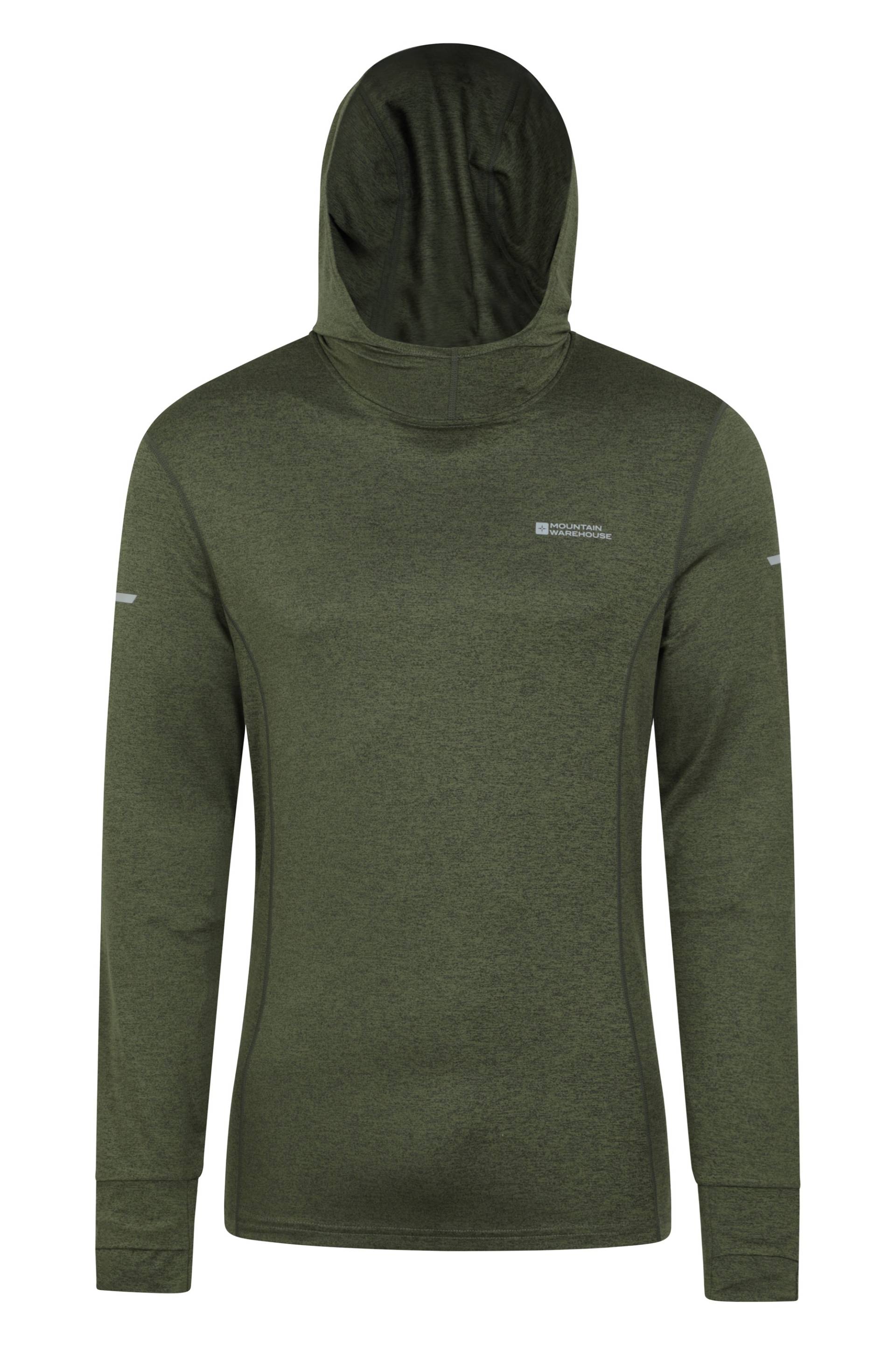 Echo Recycelter Herren Sport-Hoodie - Grün von Mountain Warehouse