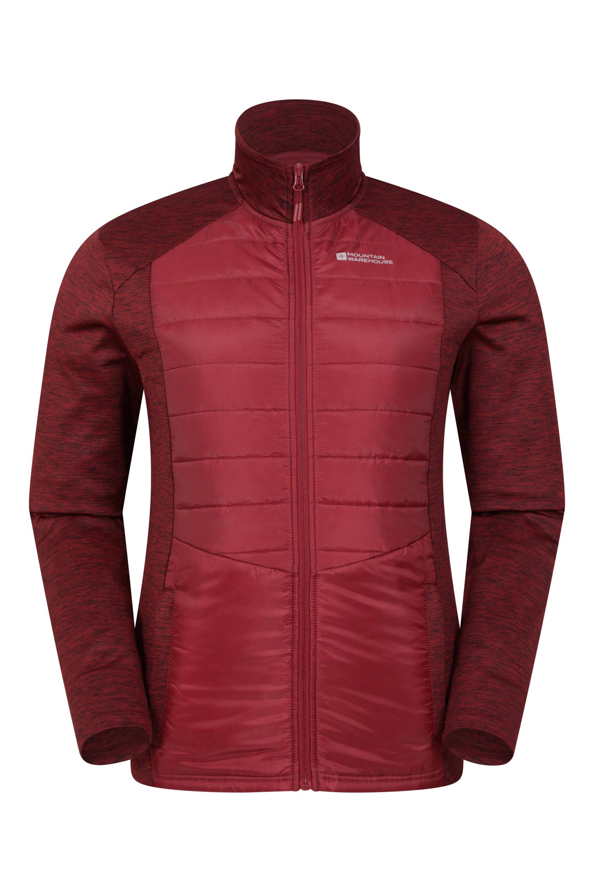 Eclipse II Herren Midlayer Jacke - Dunkel Rot von Mountain Warehouse