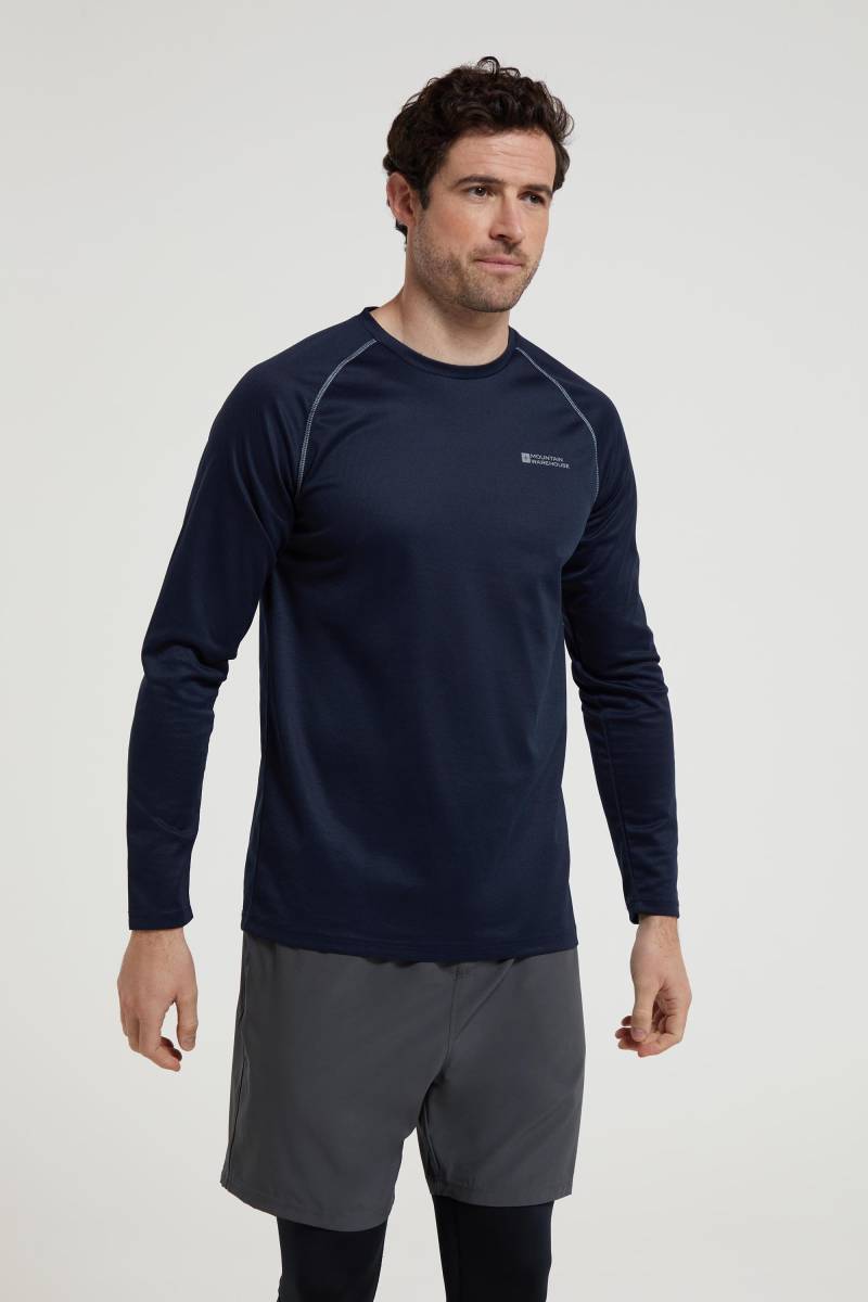 Endurance Herren Langarm-Oberteil - Navy von Mountain Warehouse