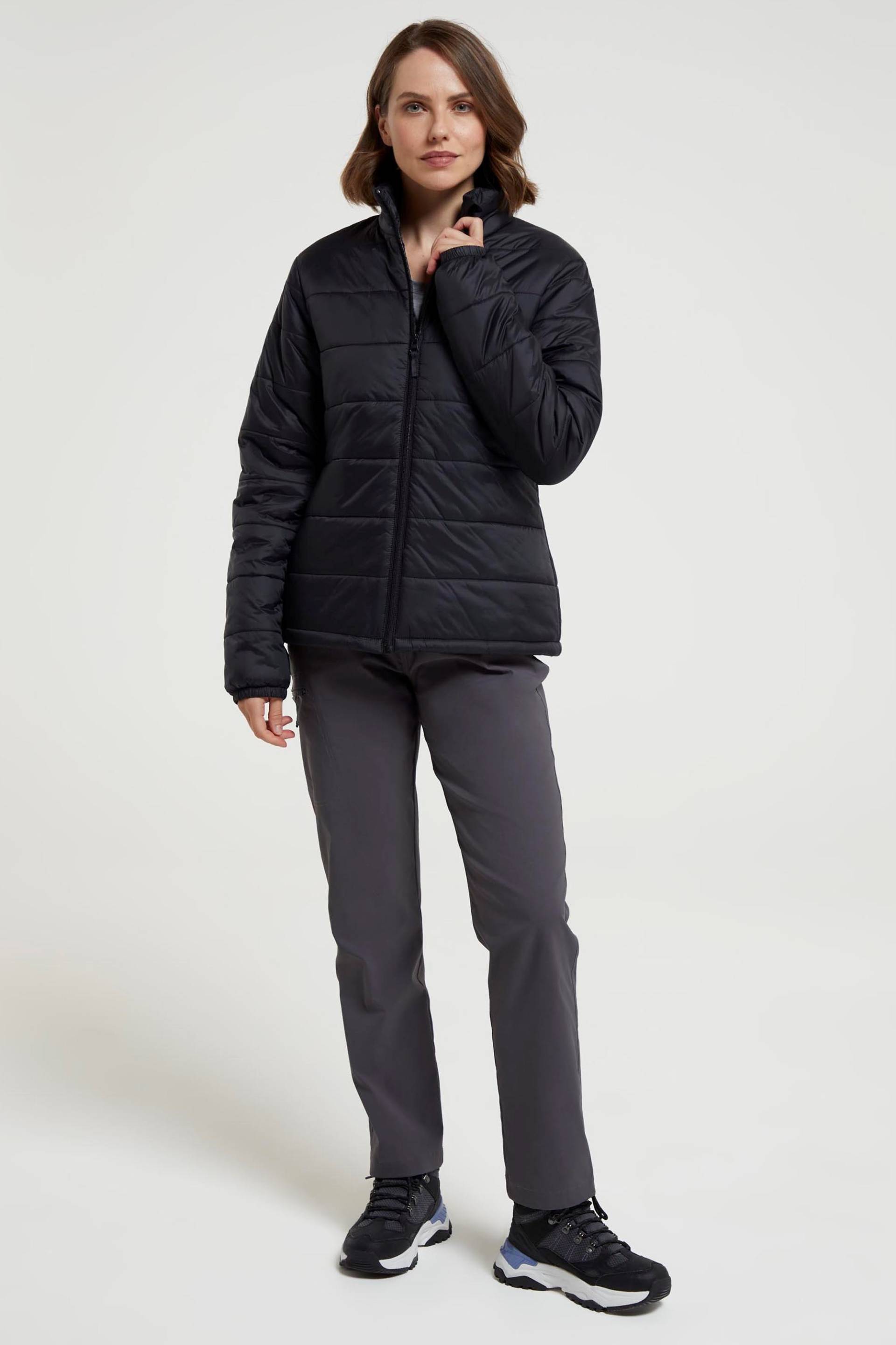 Essentials Leichte Damen-Steppjacke - Schwarz von Mountain Warehouse