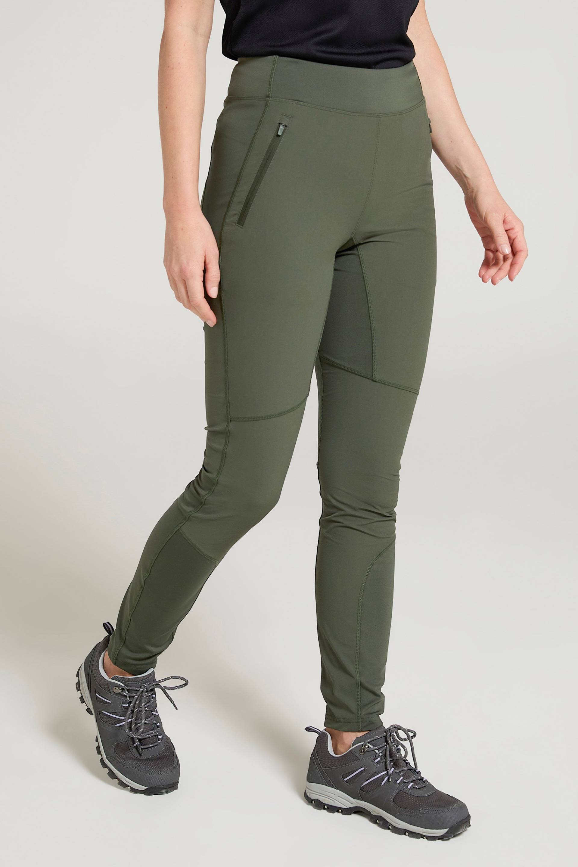 Etna Wasserabweisende Damenleggings - Khaki Etna Wasserabweisende Damenleggings - Khaki von Mountain Warehouse