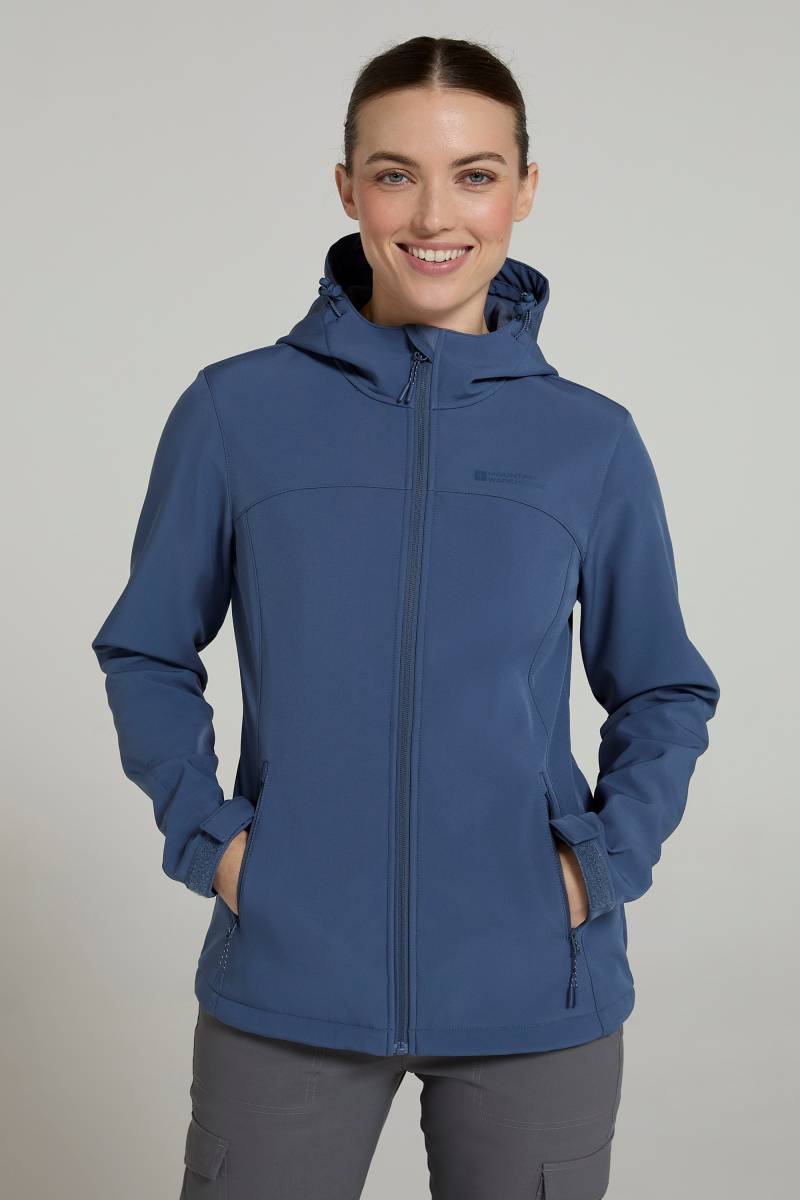 Exodus Damen-Softshelljacke - Blau von Mountain Warehouse