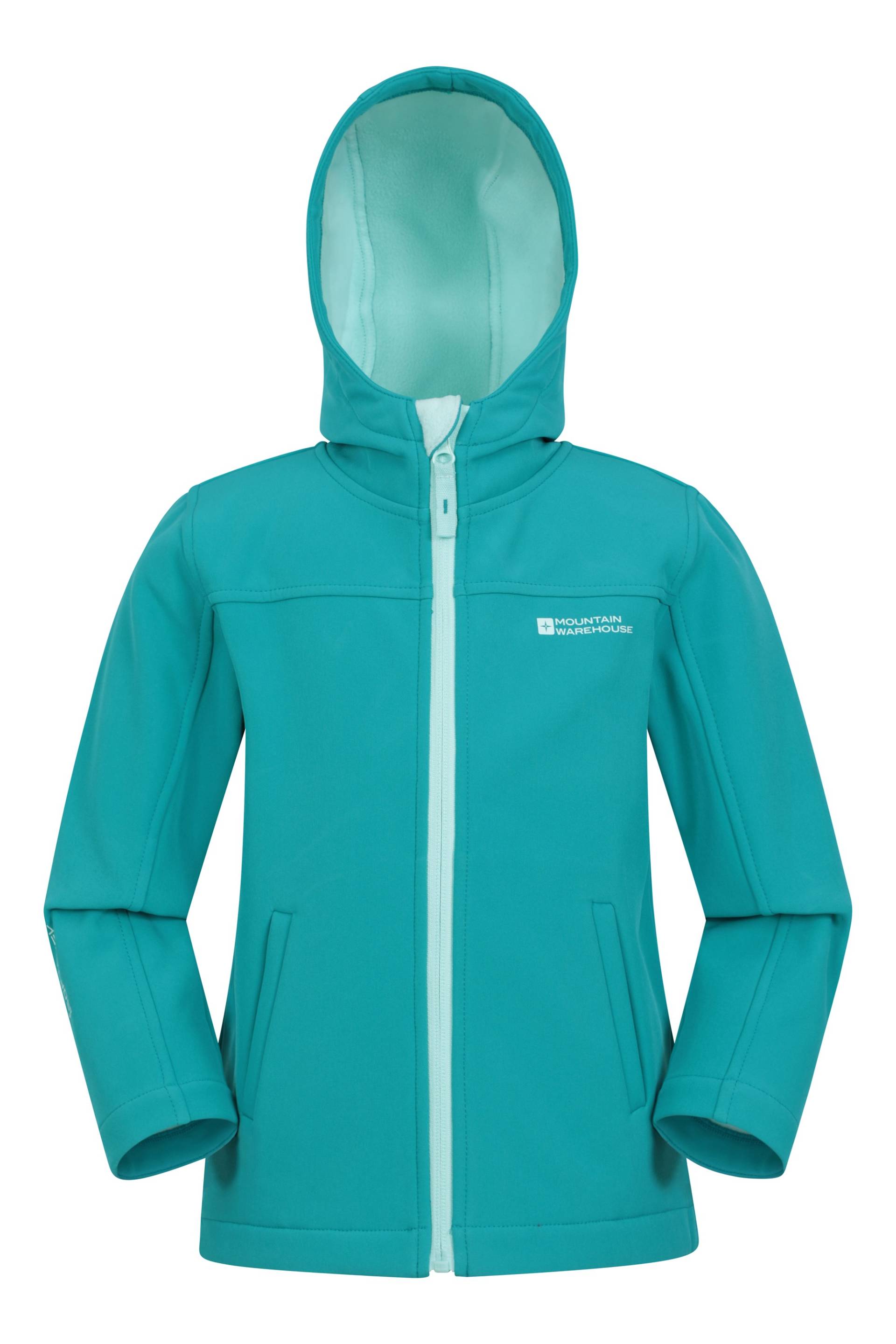 Exodus Kinder Softshell-Jacke - Aquamarin von Mountain Warehouse