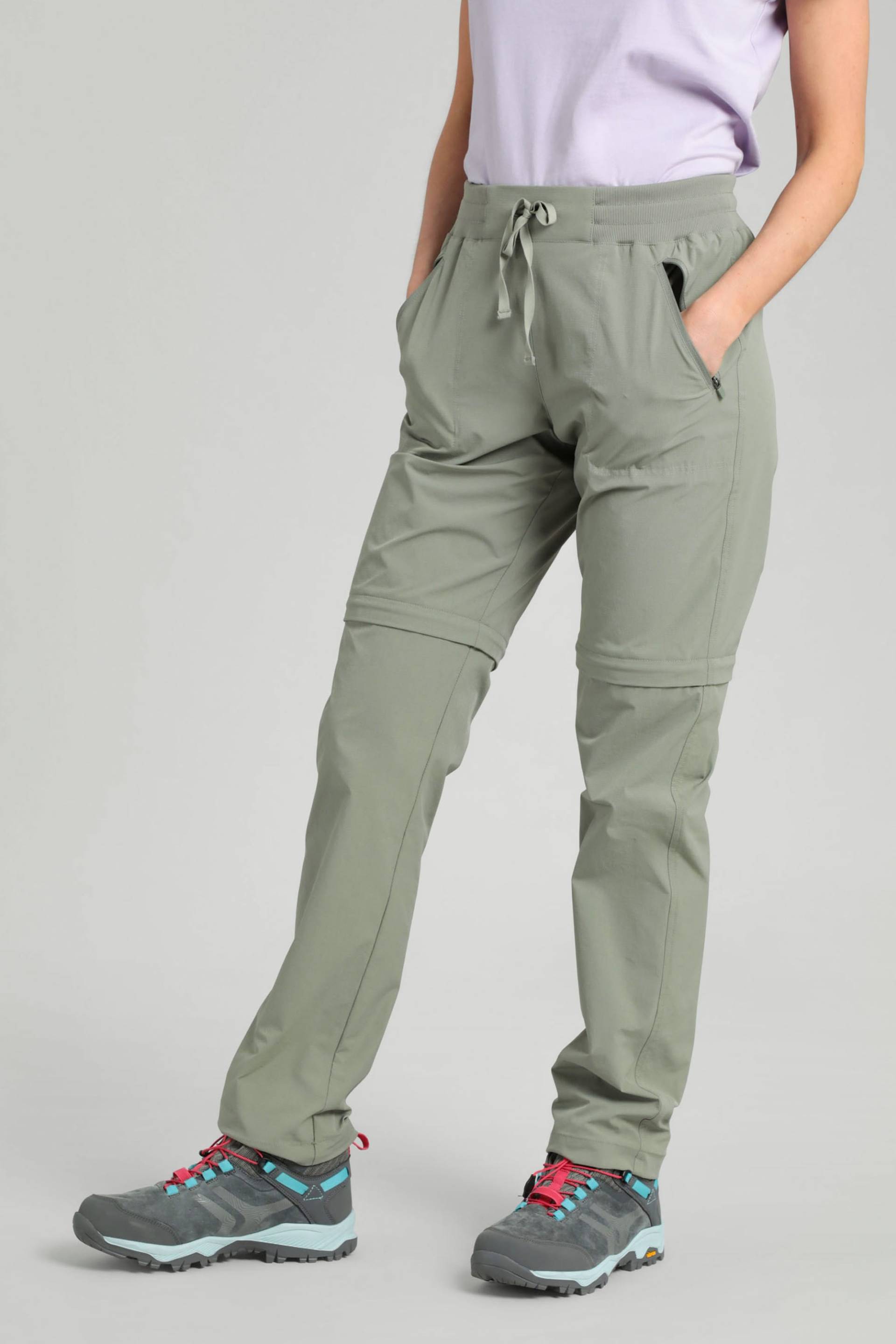 Explorer Damen-Hose mit abnehmbaren Beinen - Khaki von Mountain Warehouse