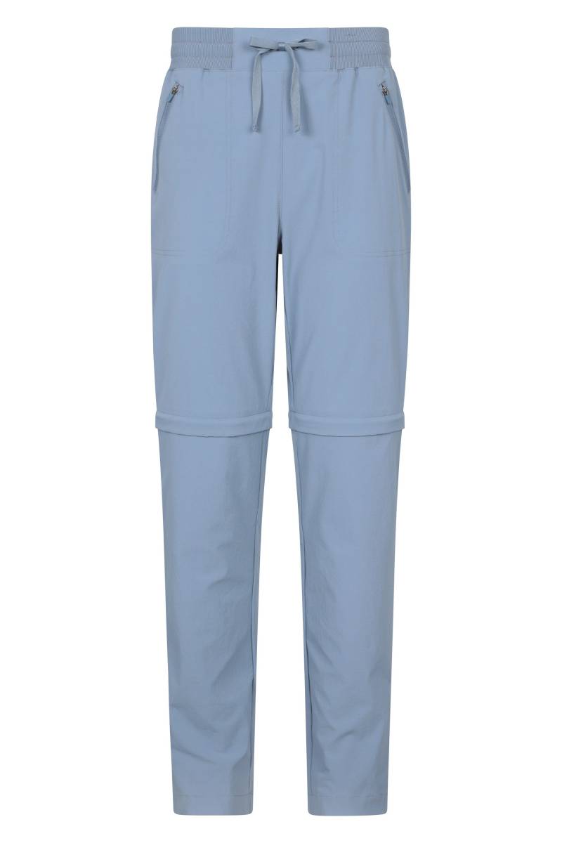 Explorer Damen Zip-Off Hose - kurze Länge - Blau von Mountain Warehouse