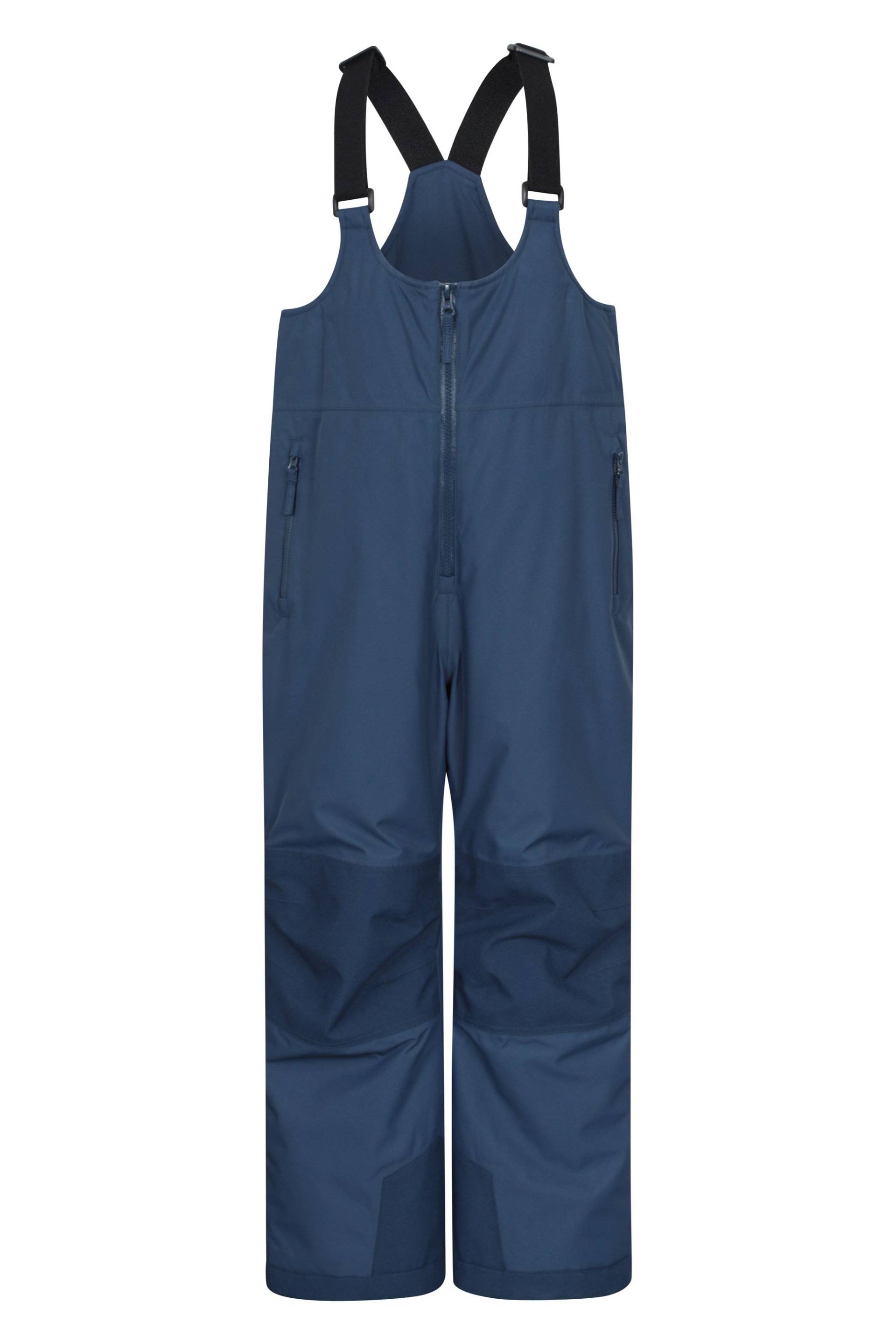 Falcon Kinder Extreme wasserdichte Schneehose mit Latz - Marineblau von Mountain Warehouse