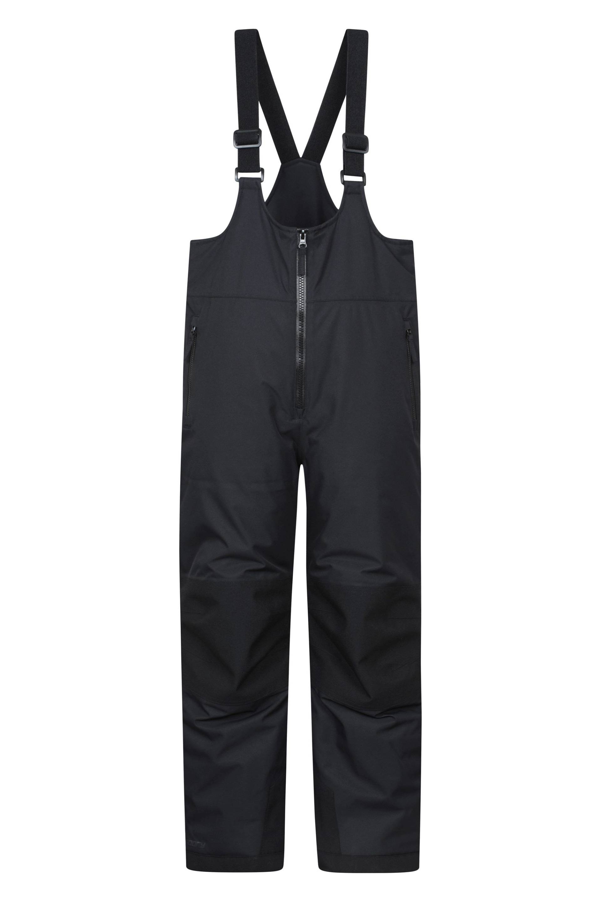 Falcon Kinder Extreme wasserdichte Schneehose mit Latz - Schwarz Falcon Kinder Extreme wasserdichte Schneehose mit Latz - Schwarz von Mountain Warehouse