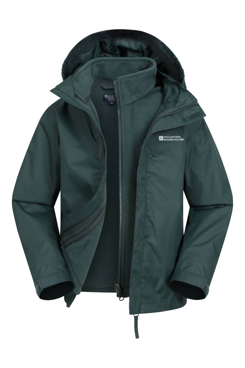 Fell 3 in 1 Wasserabweisende Kinderjacke - Khaki Fell 3 in 1 Wasserabweisende Kinderjacke - Khaki von Mountain Warehouse