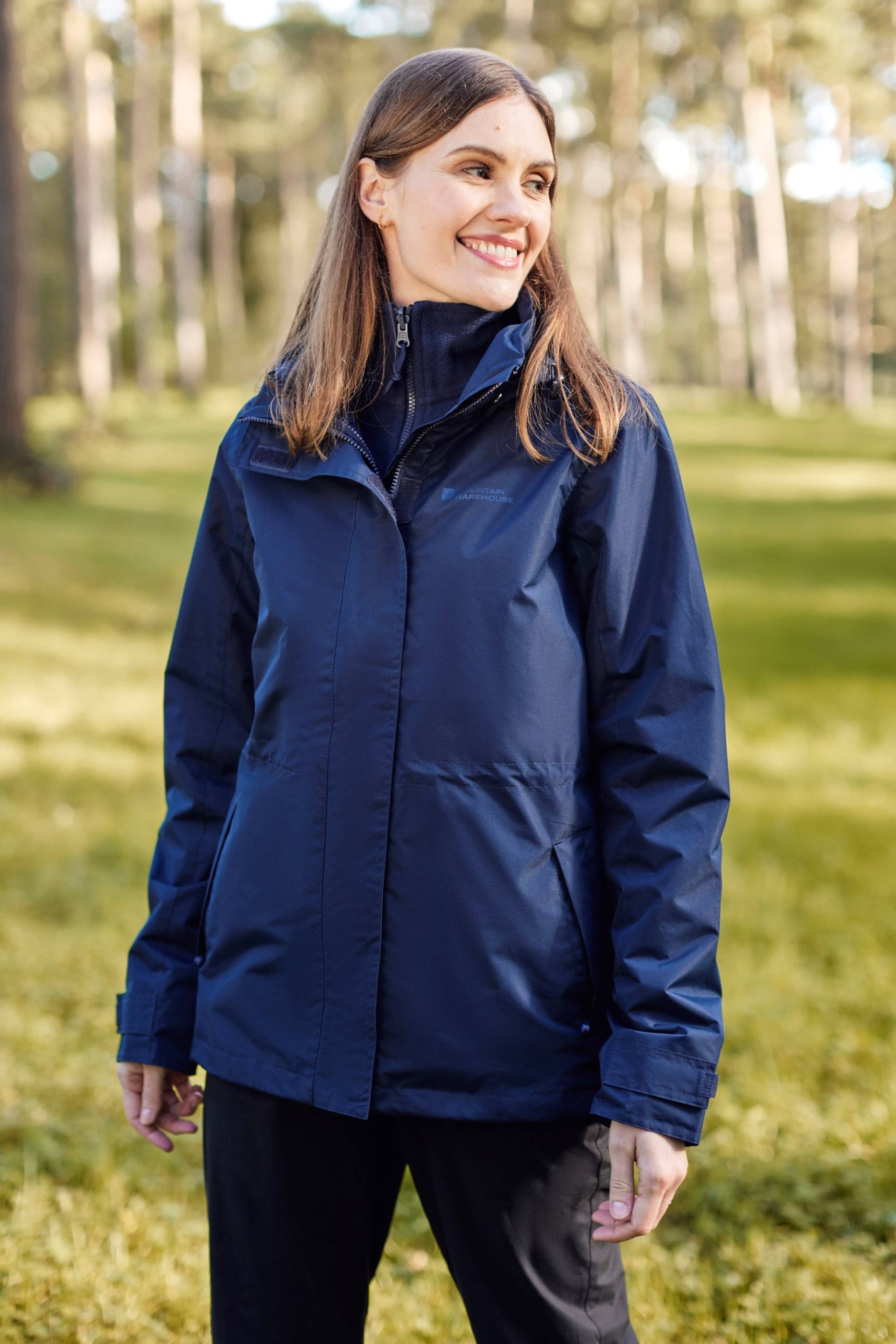 Fell II 3 in 1 Wasserabweisende Damenjacke - Marineblau von Mountain Warehouse