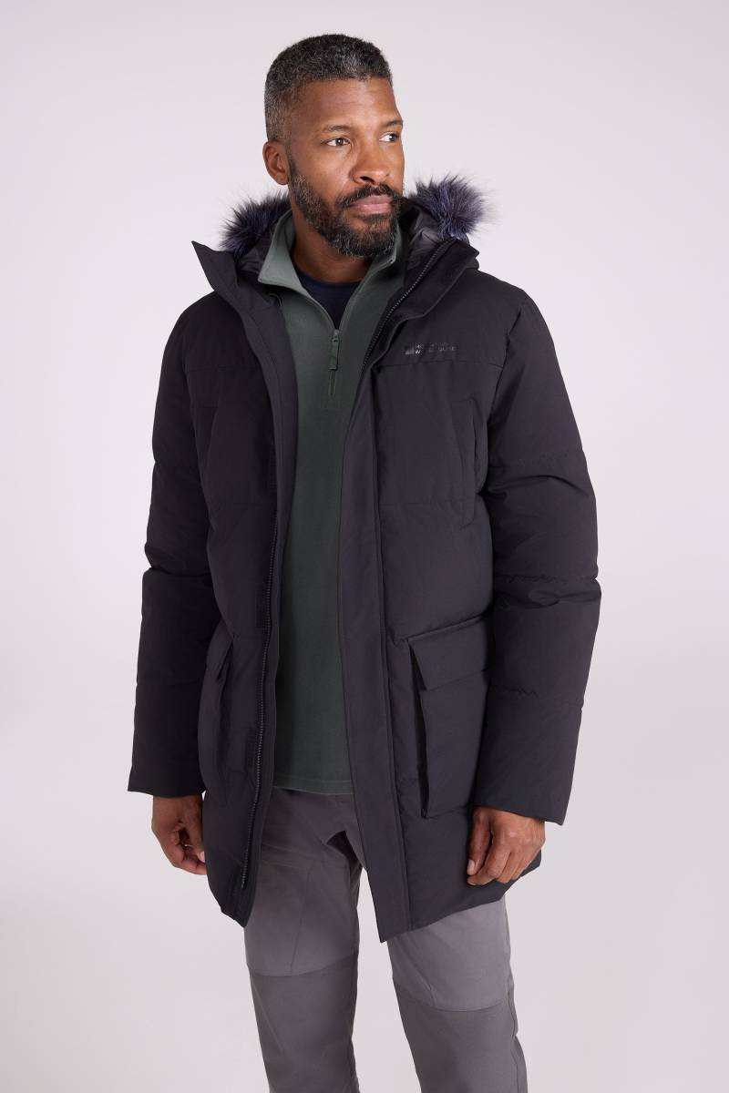 Fern Wasserabweisender Herren-Parka - Schwarz von Mountain Warehouse