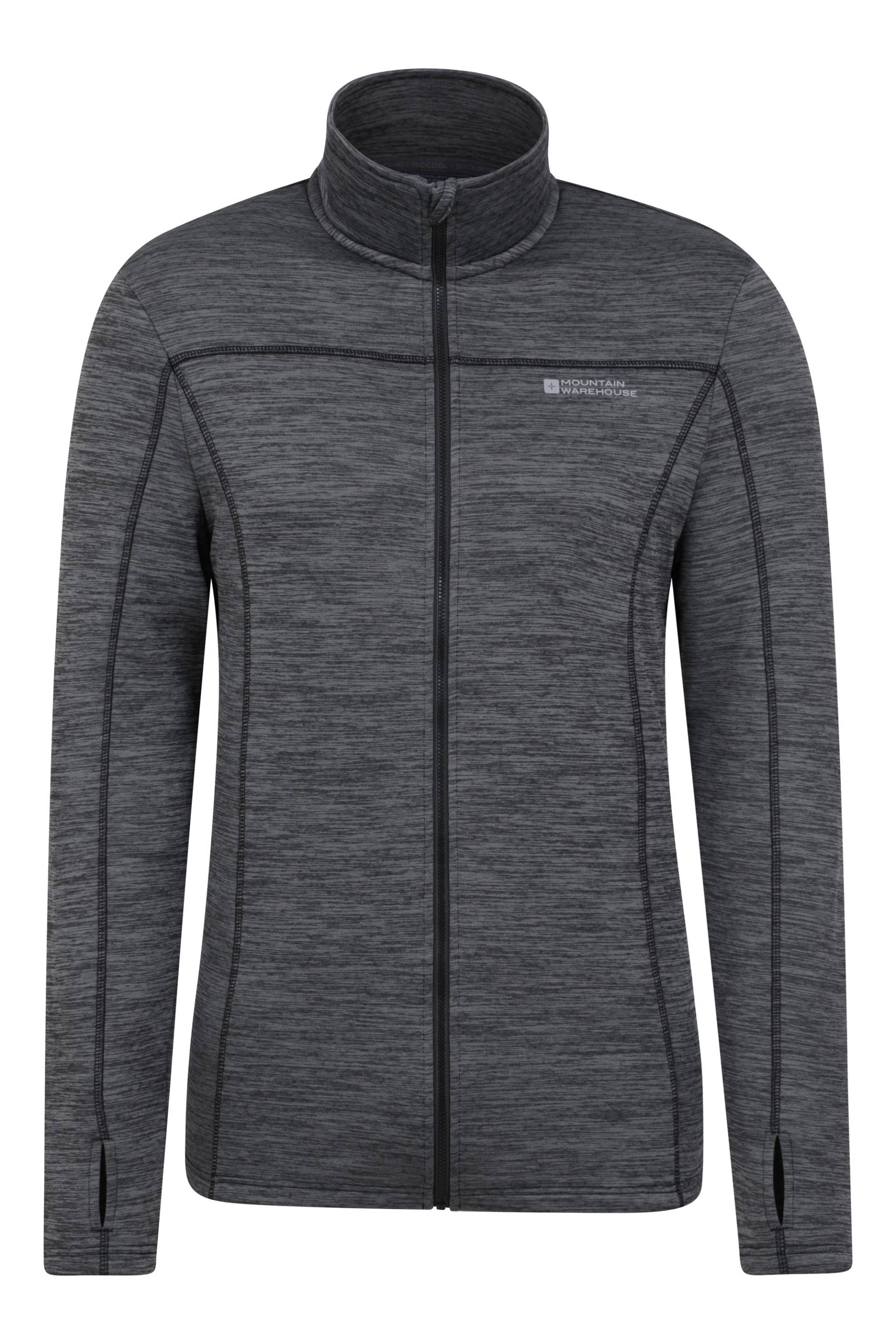 Finsbury Herren-Midlayer mit Reißverschluss - Grau von Mountain Warehouse