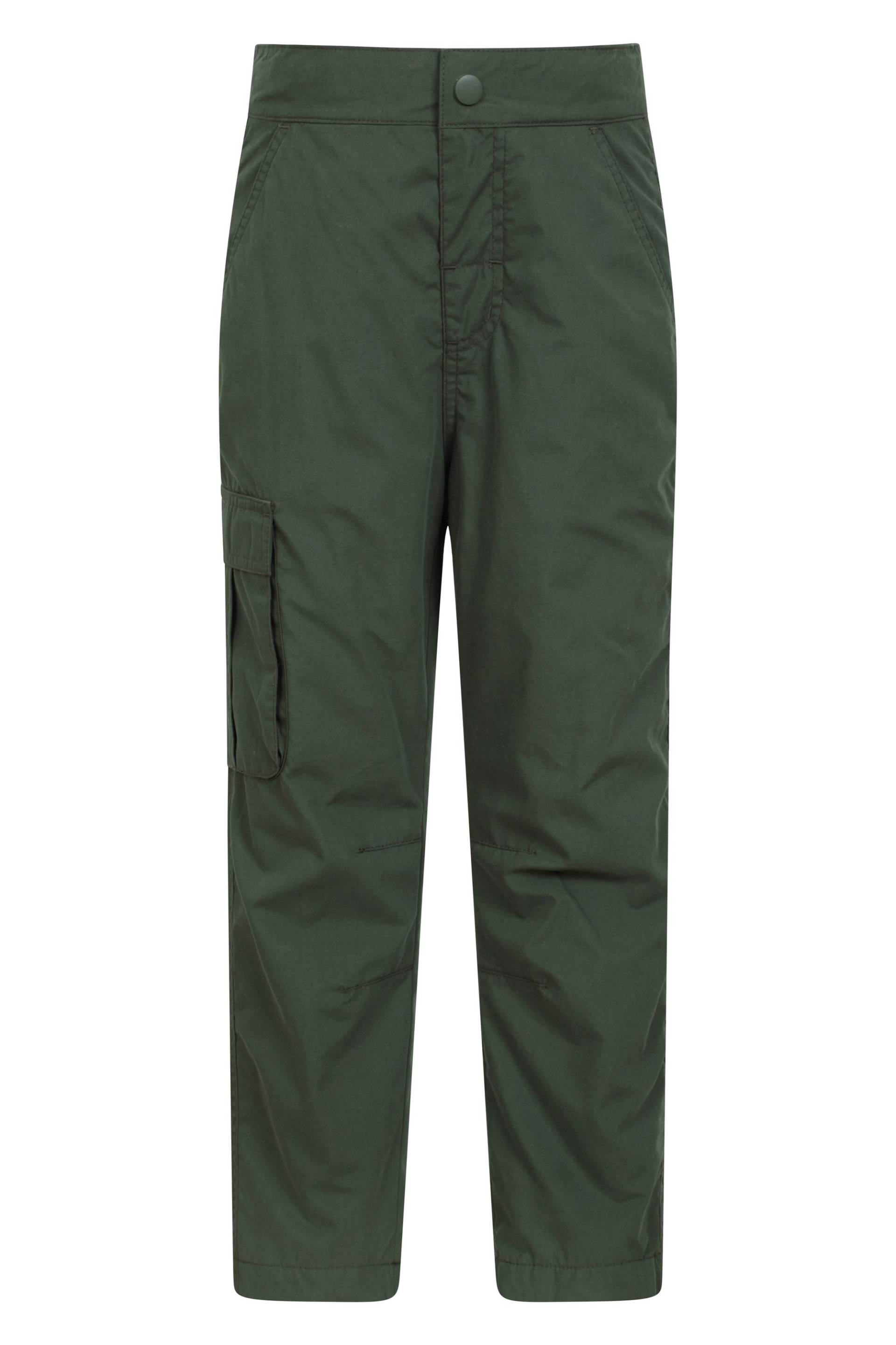 Fleecegefütterte Kinder Winter Trek-Hose - Khaki von Mountain Warehouse
