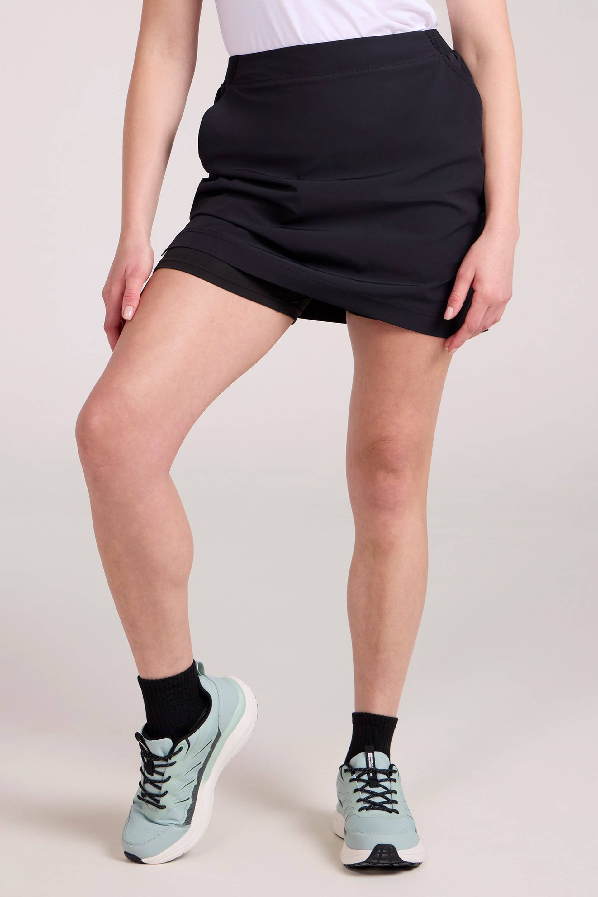 Flex Damen Hosenrock mit Stretch - Schwarz von Mountain Warehouse