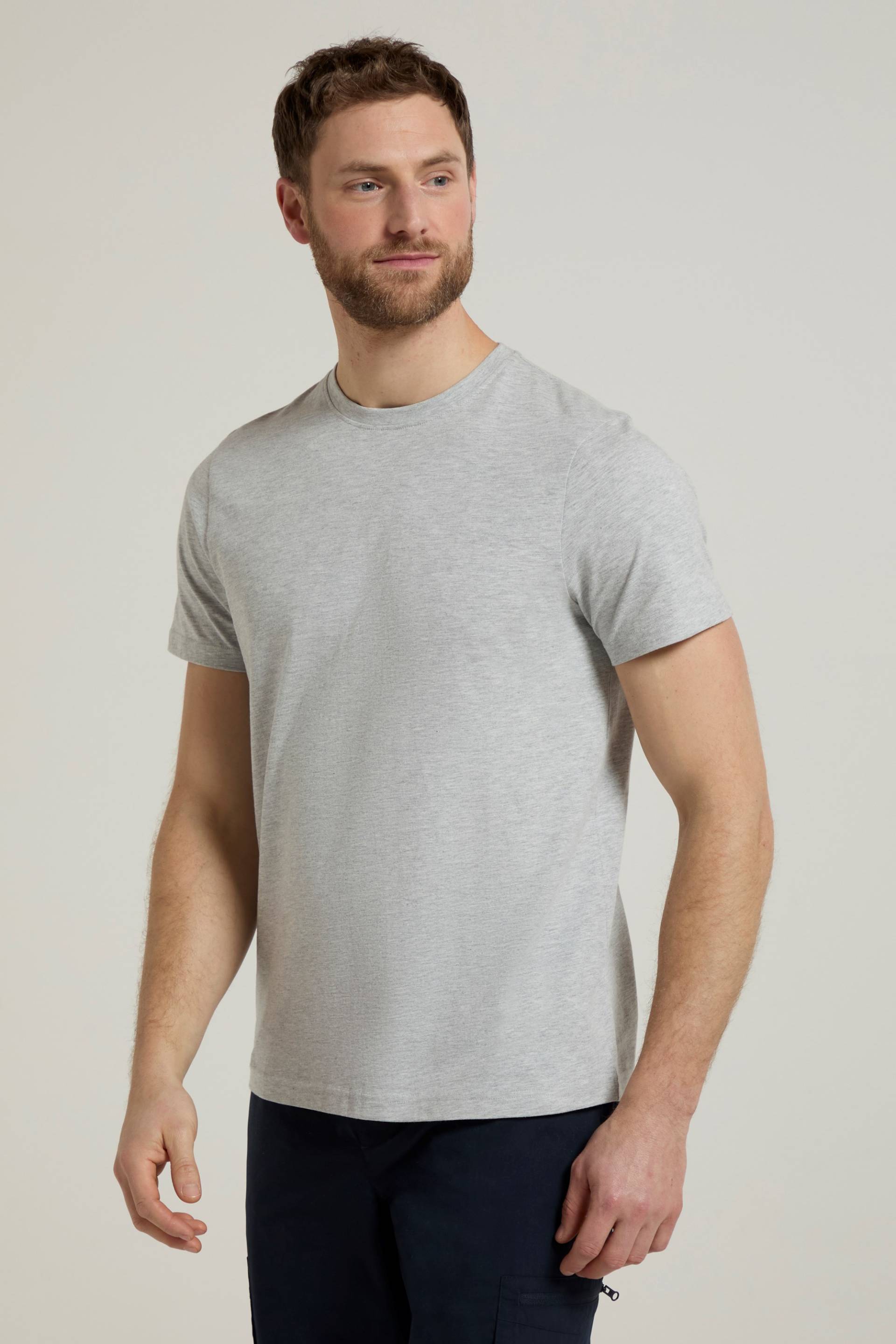 Flint Herren T-Shirt mit Rundhalsausschnitt - Grau von Mountain Warehouse