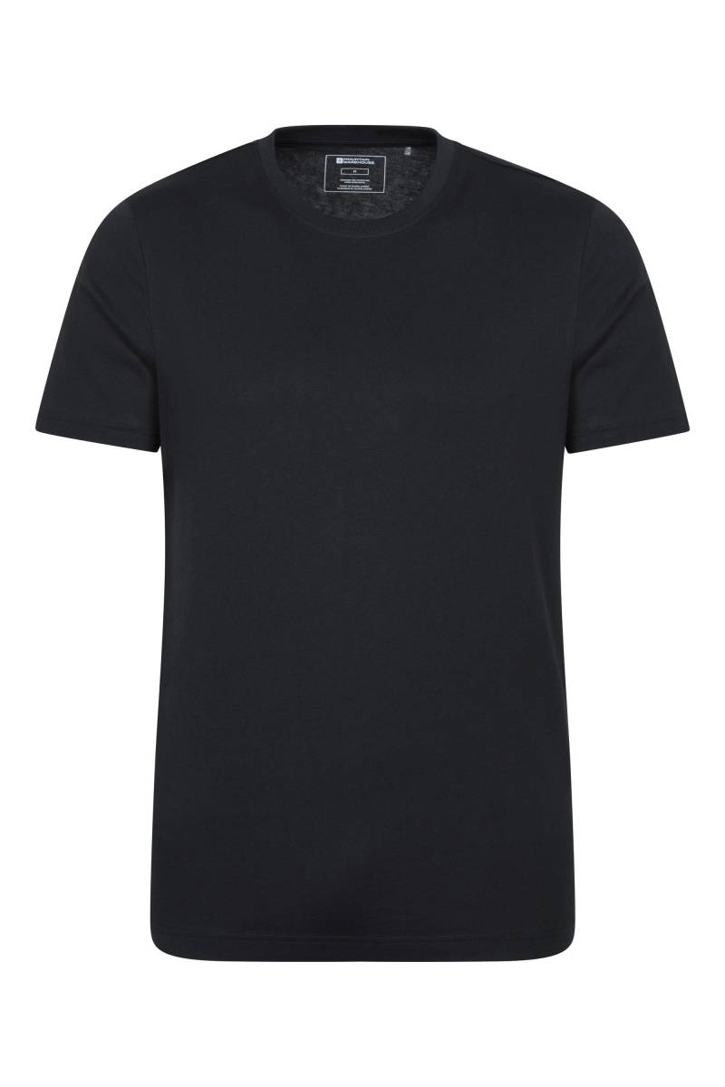 Flint Herren T-Shirt mit Rundhalsausschnitt - Schwarz von Mountain Warehouse