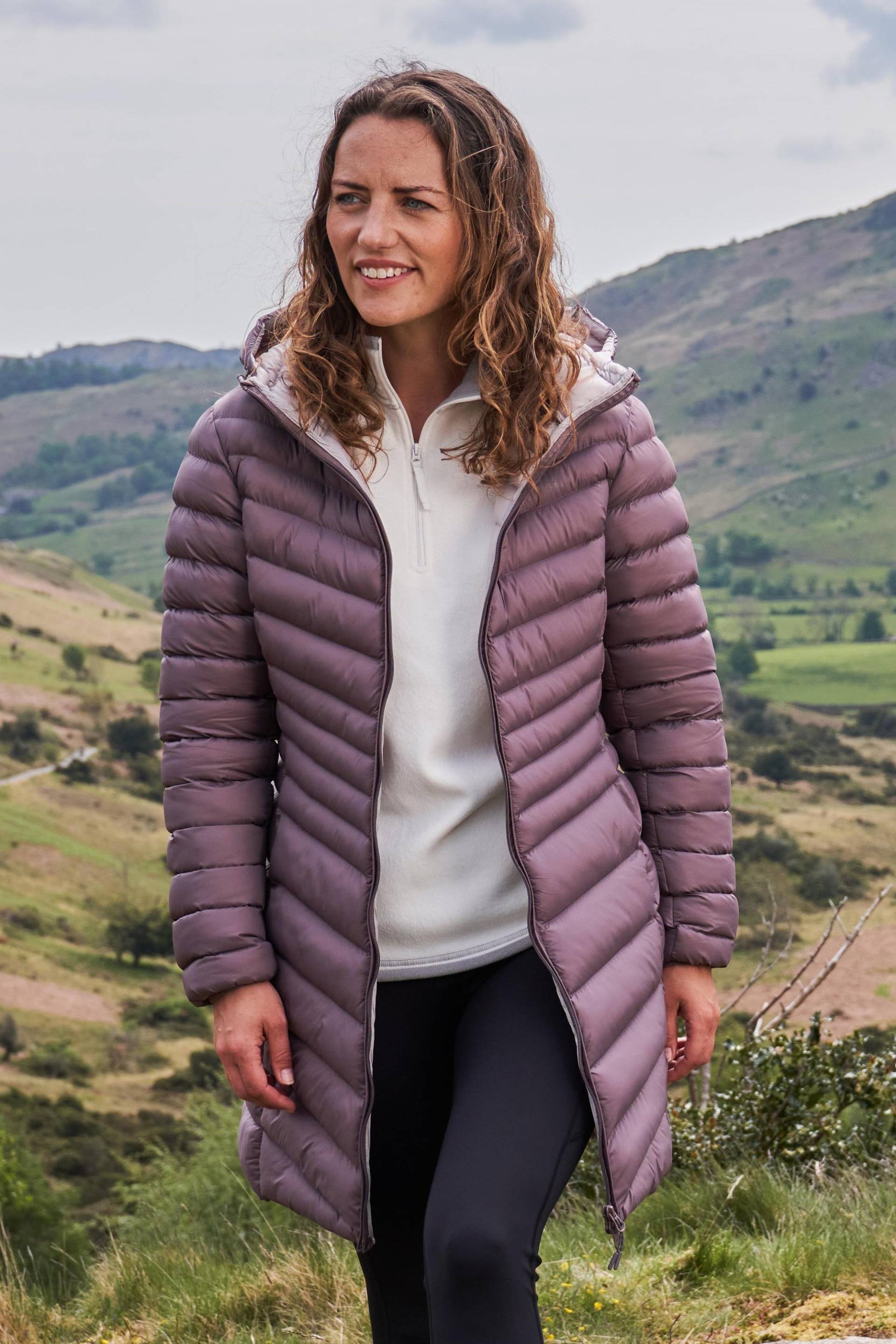 Florence Lange Damen-Steppjacke - von Mountain Warehouse