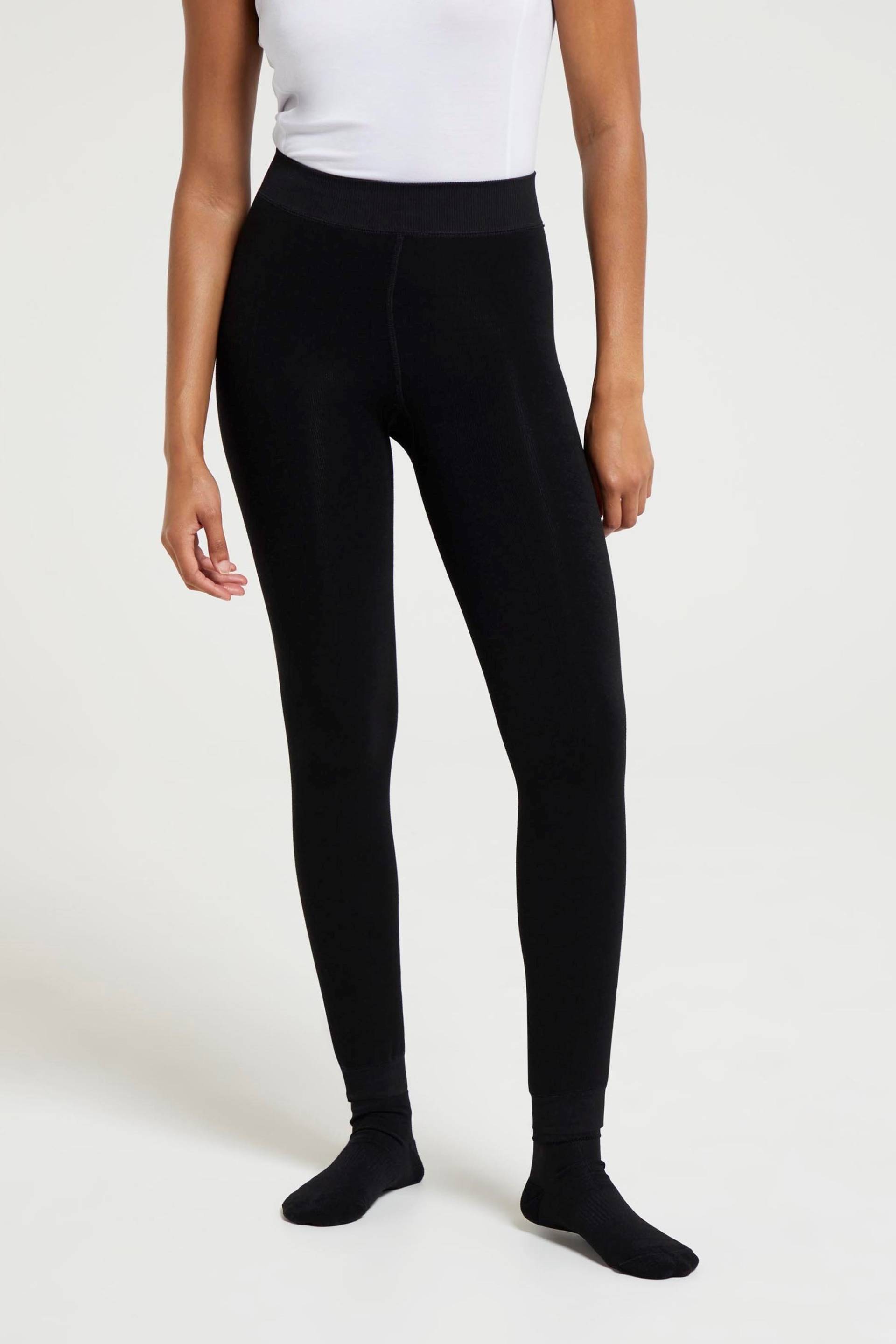 Fluffy Gefütterte Damen-Leggings - Schwarz von Mountain Warehouse