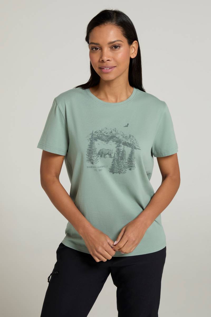 Forest Bear Lockeres Damen T-Shirt - Khaki Forest Bear Lockeres Damen T-Shirt - Khaki von Mountain Warehouse