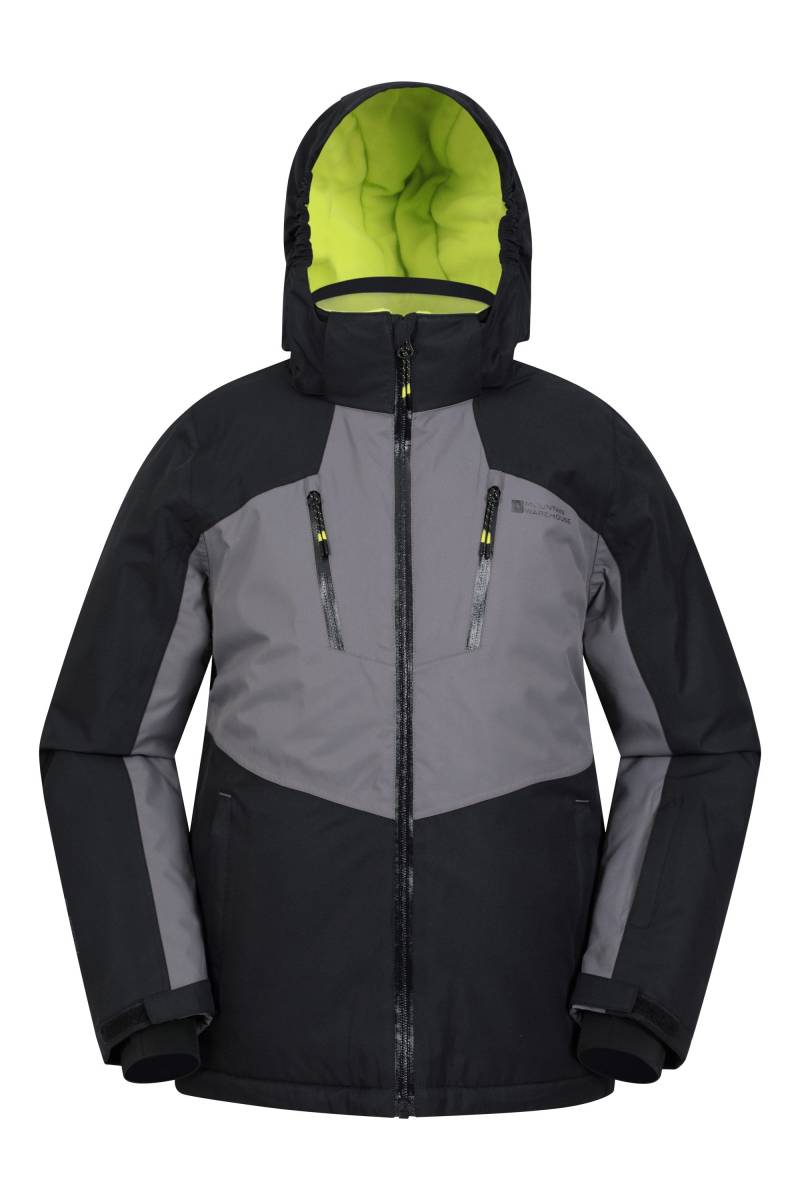 Galactic II Extreme Wasserdichte Kinder-Skijacke - Grau von Mountain Warehouse