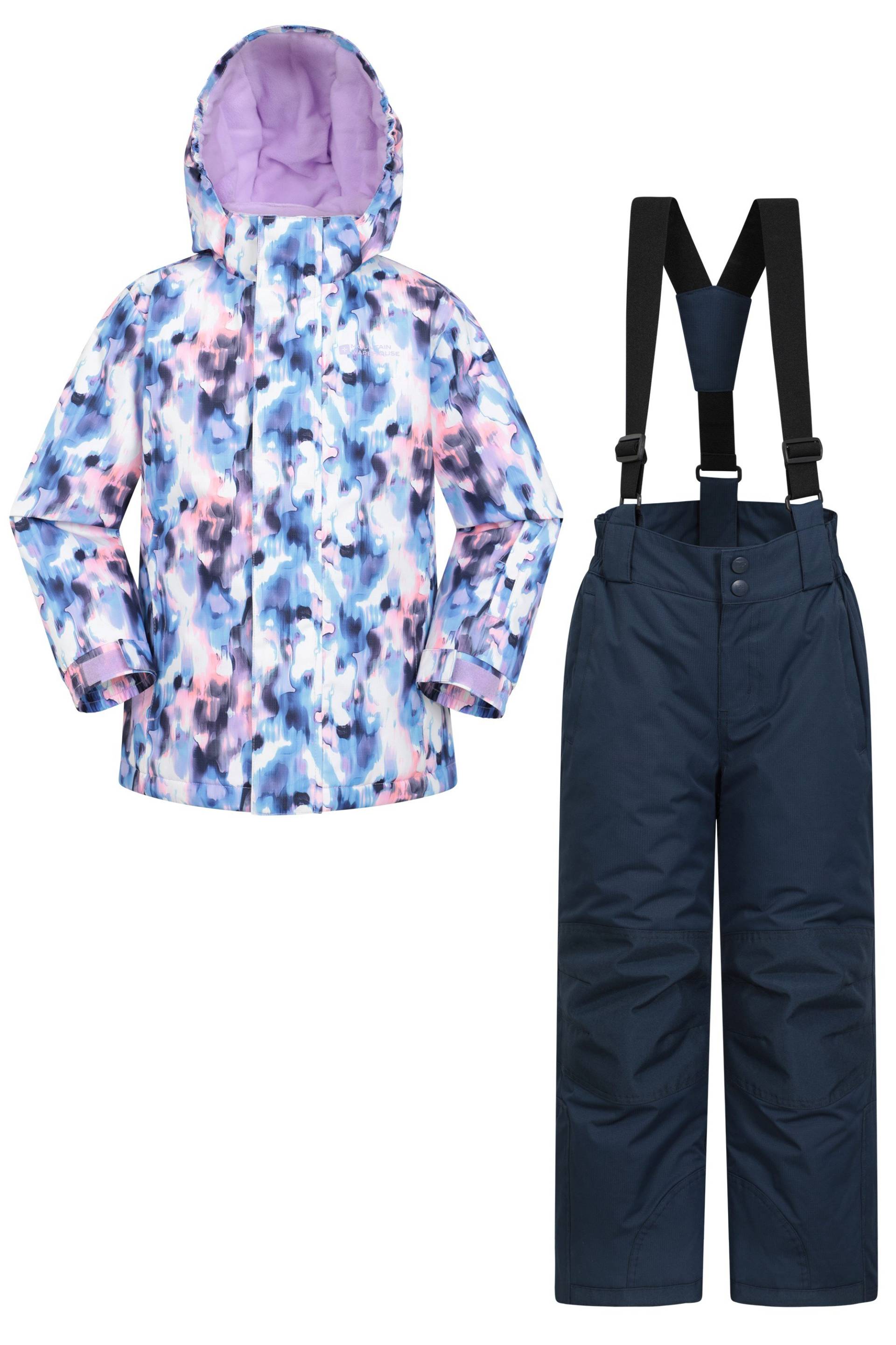 Gemusterte Kinder Skijacke und Hose Set - Violett Gemusterte Kinder Skijacke und Hose Set - Violett von Mountain Warehouse