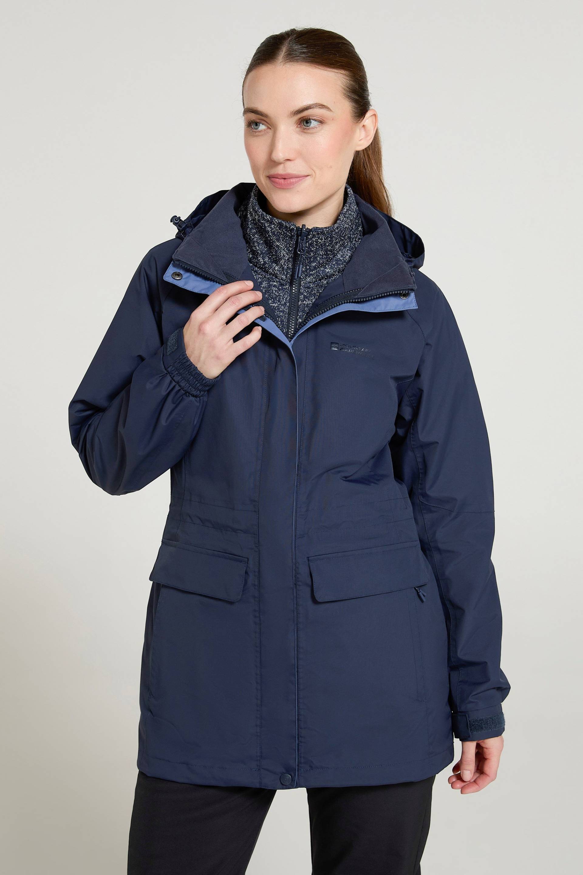 Glacial II 3-in-1 Damenjacke - Marineblau von Mountain Warehouse