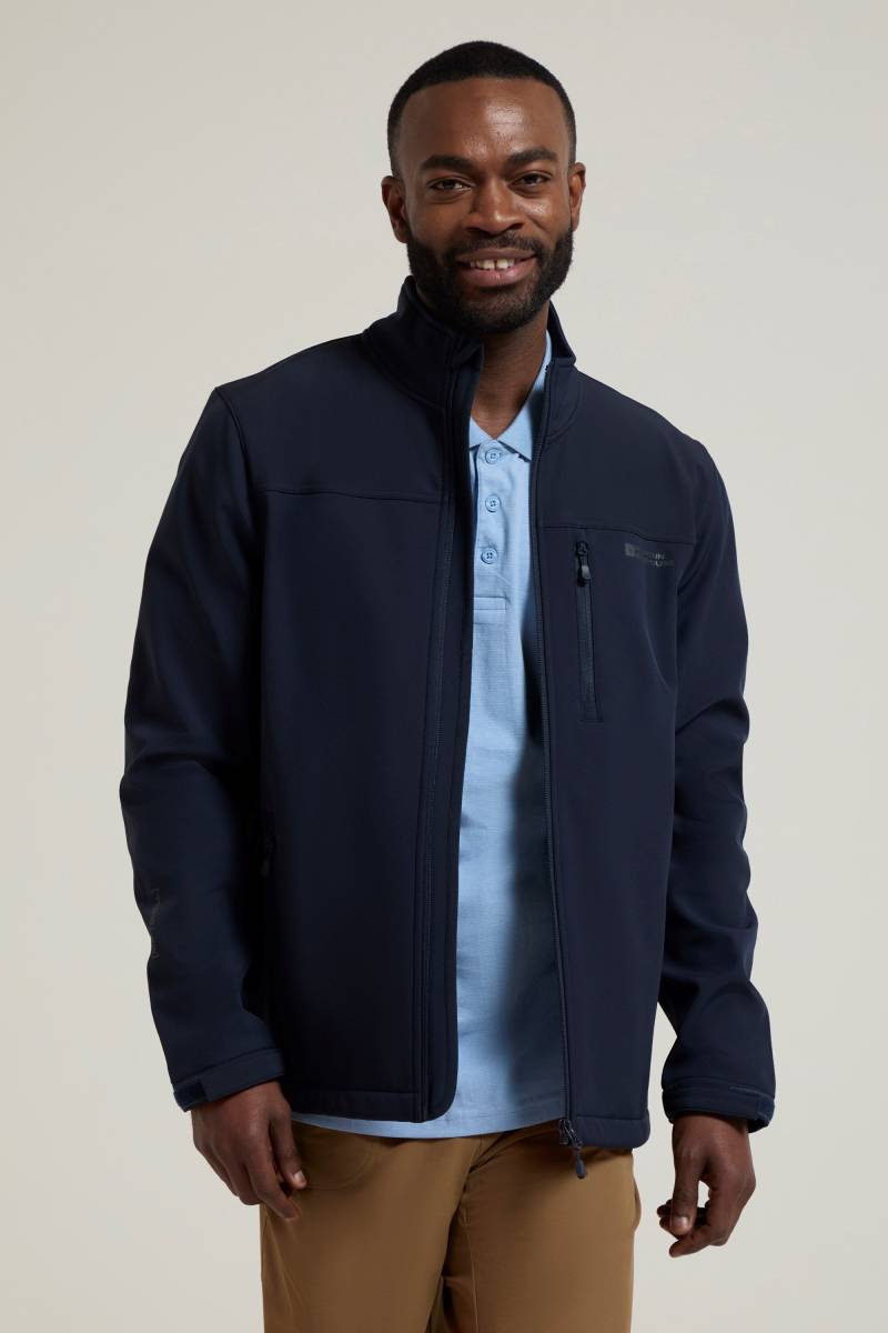 Grasmere Herren Softshelljacke - Dark Blau von Mountain Warehouse