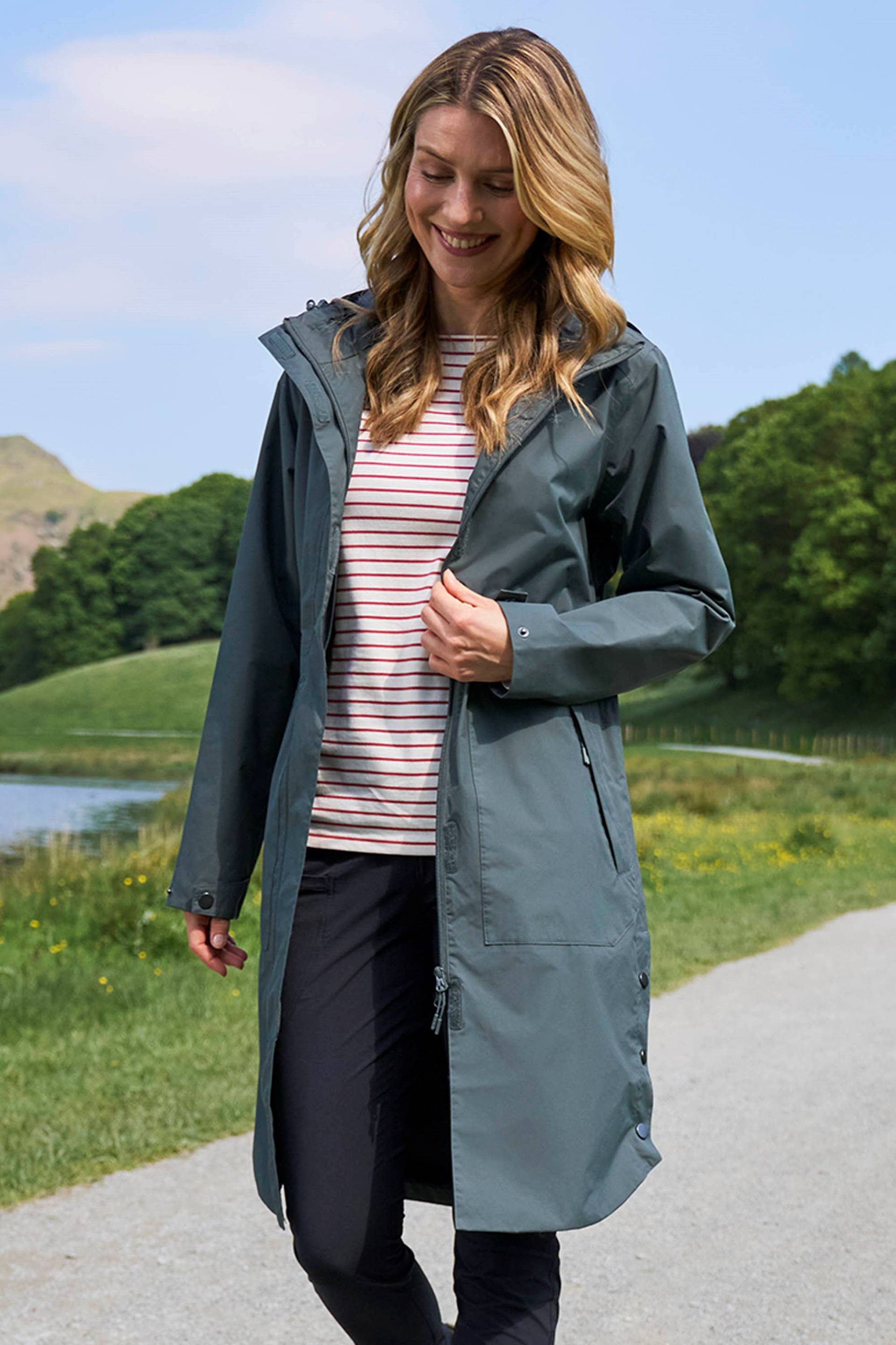 Hannah Wasserdichte Damen Regenjacke - Khaki Hannah Wasserdichte Damen Regenjacke - Khaki von Mountain Warehouse