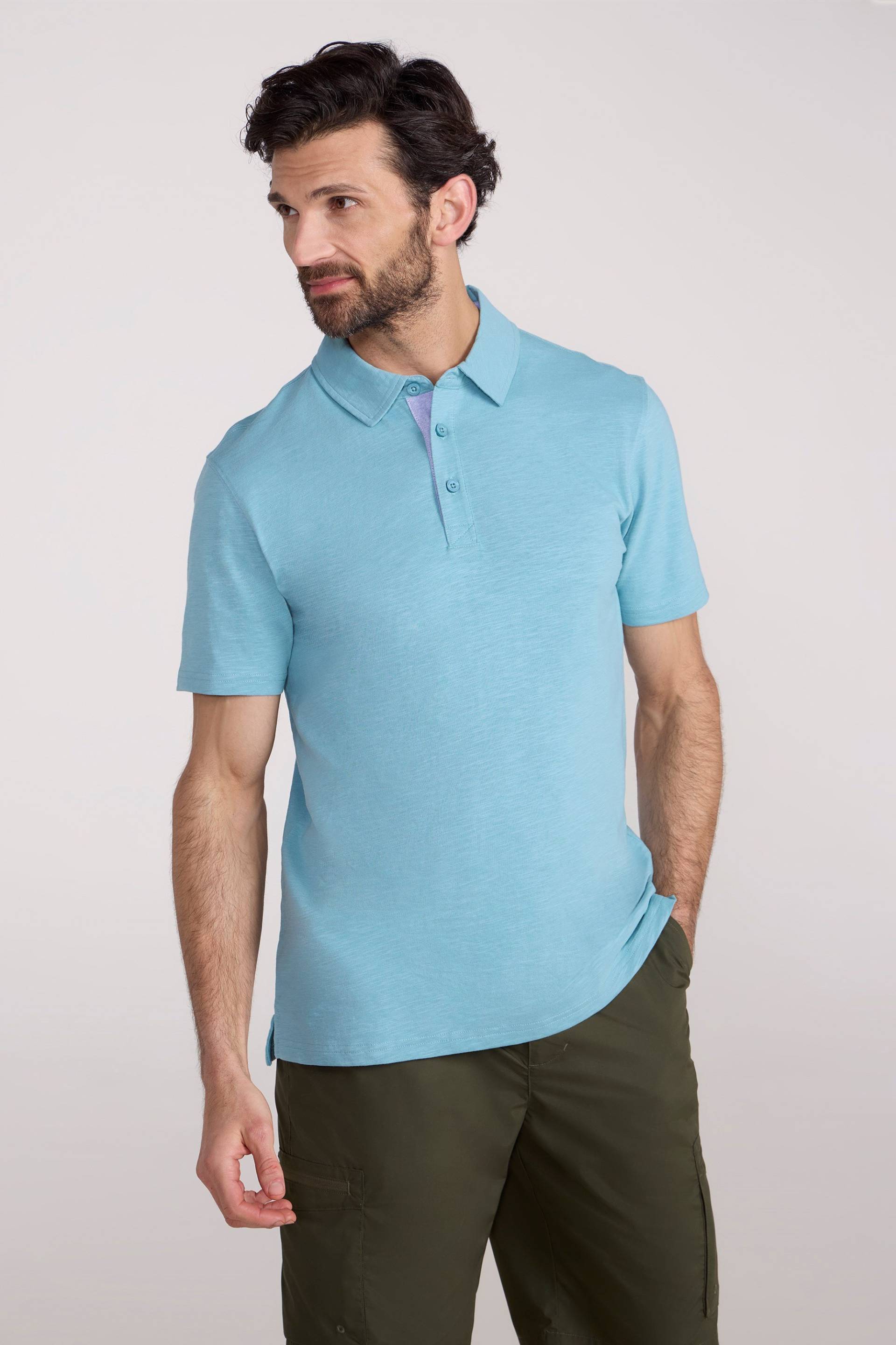 Hasst II Polohemd für Herren - Türkis Hasst II Polohemd für Herren - Türkis von Mountain Warehouse