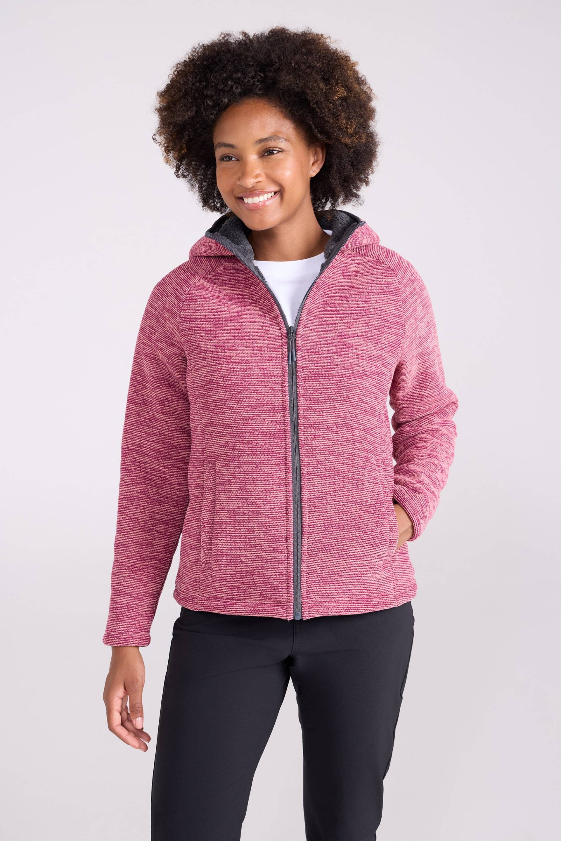 Hayfield Gefütterte Damen-Fleecejacke - Rosa von Mountain Warehouse