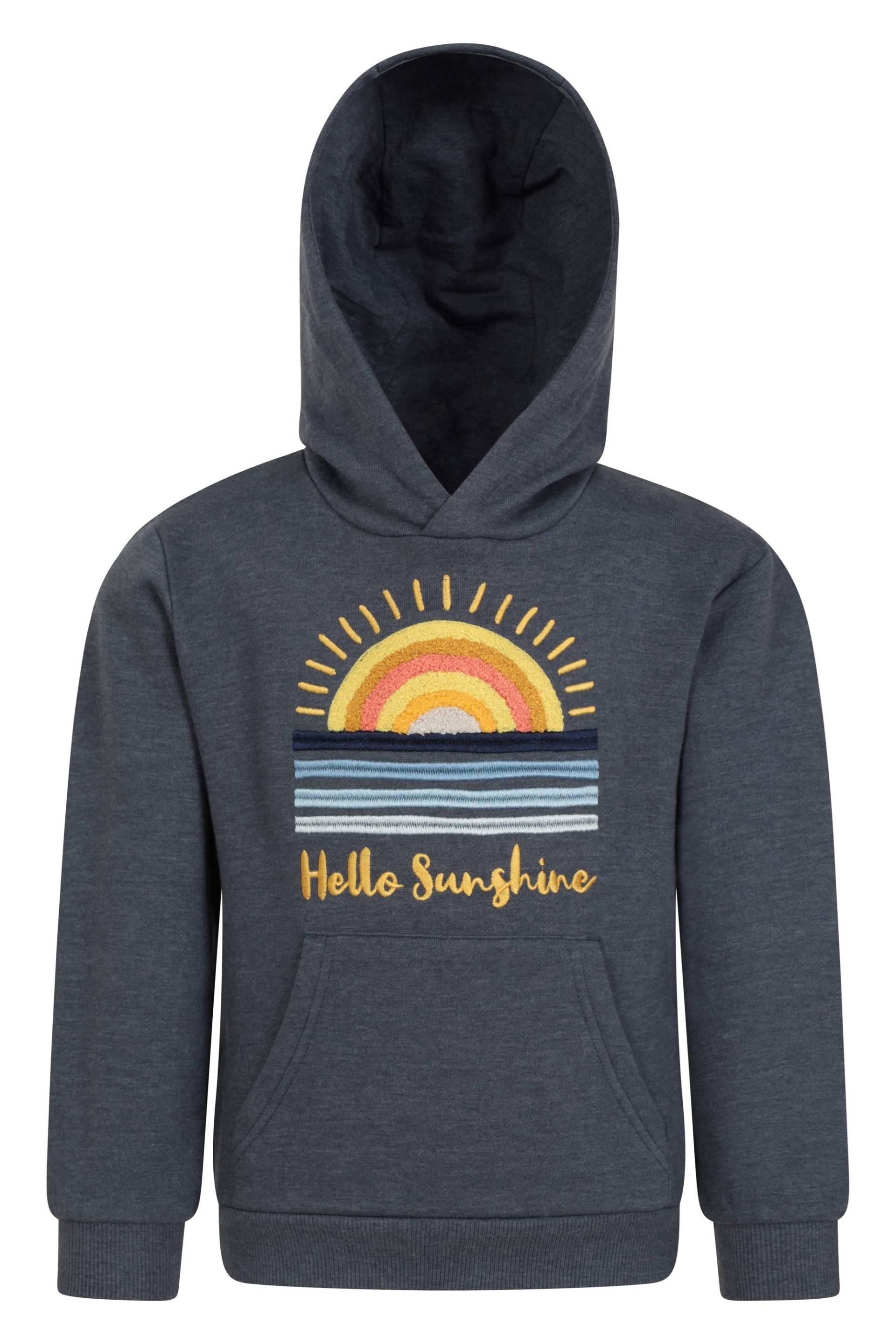 Hello Sunshine Kinder-Kapuzenpullover - Blau von Mountain Warehouse