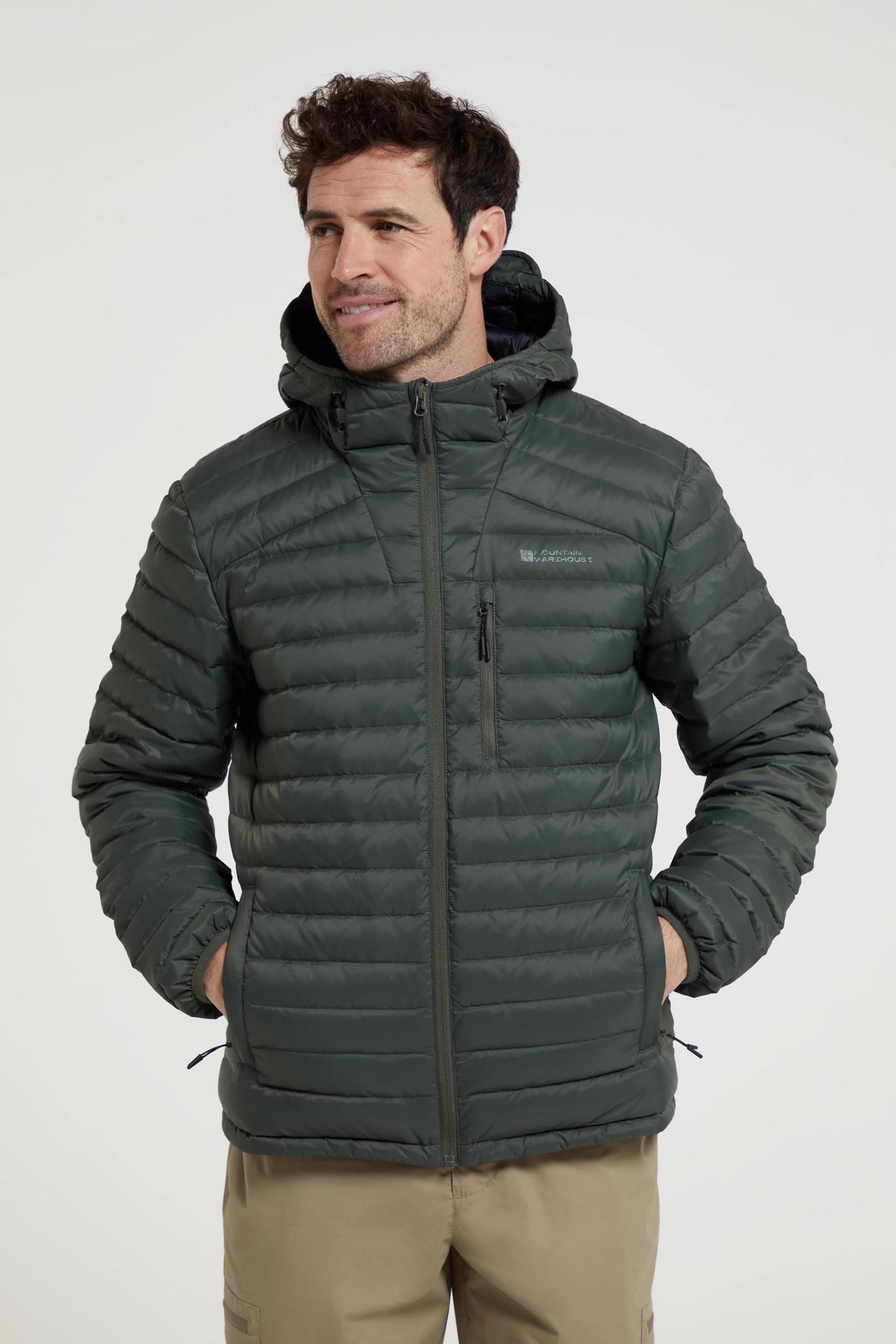 Henry Herren Daunenjacke - Dunkel-Khaki von Mountain Warehouse