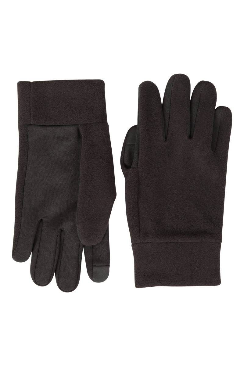 Herren Touchscreen-Fleecehandschuhe - Schwarz Herren Touchscreen-Fleecehandschuhe - Schwarz von Mountain Warehouse