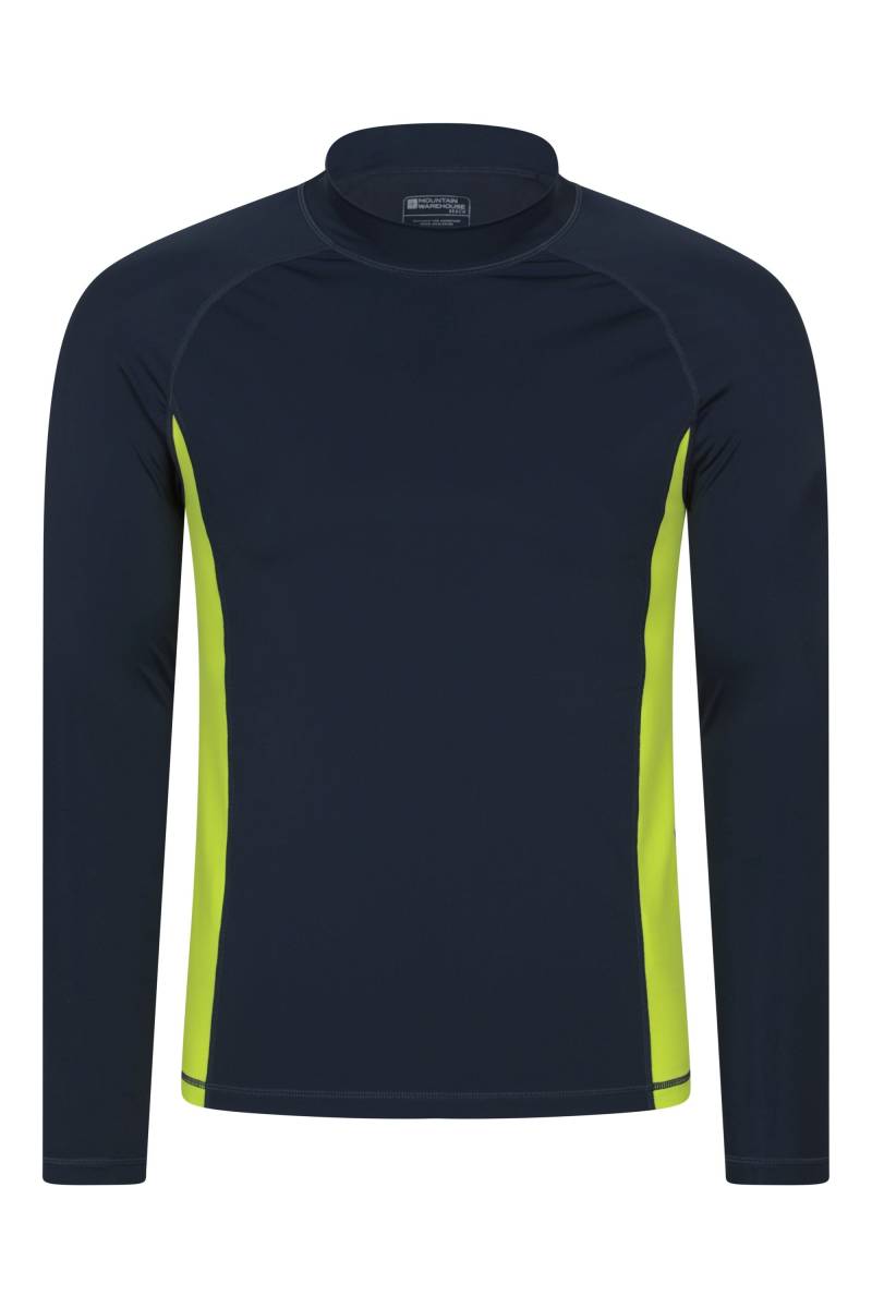 Herren UV Rash Vest - Langärmlig - Gelb von Mountain Warehouse