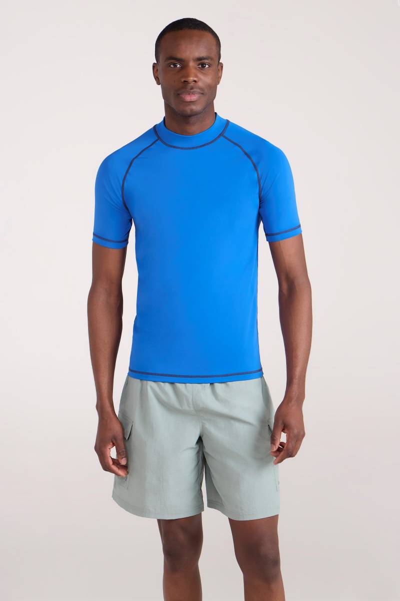 Herren UV Rashguard - Blau von Mountain Warehouse