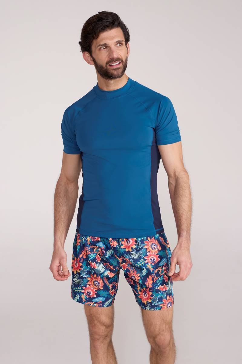 Herren UV Rashguard - Blau von Mountain Warehouse