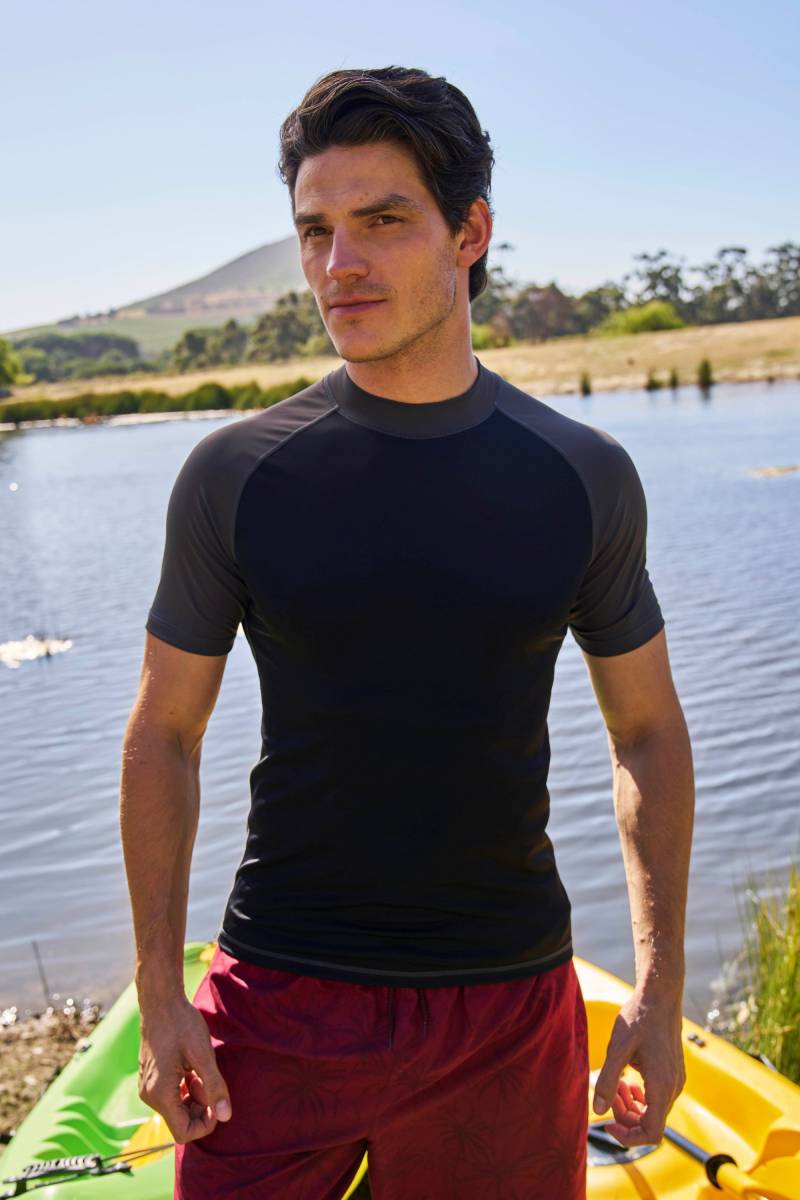 Herren UV Rashguard - Grau von Mountain Warehouse