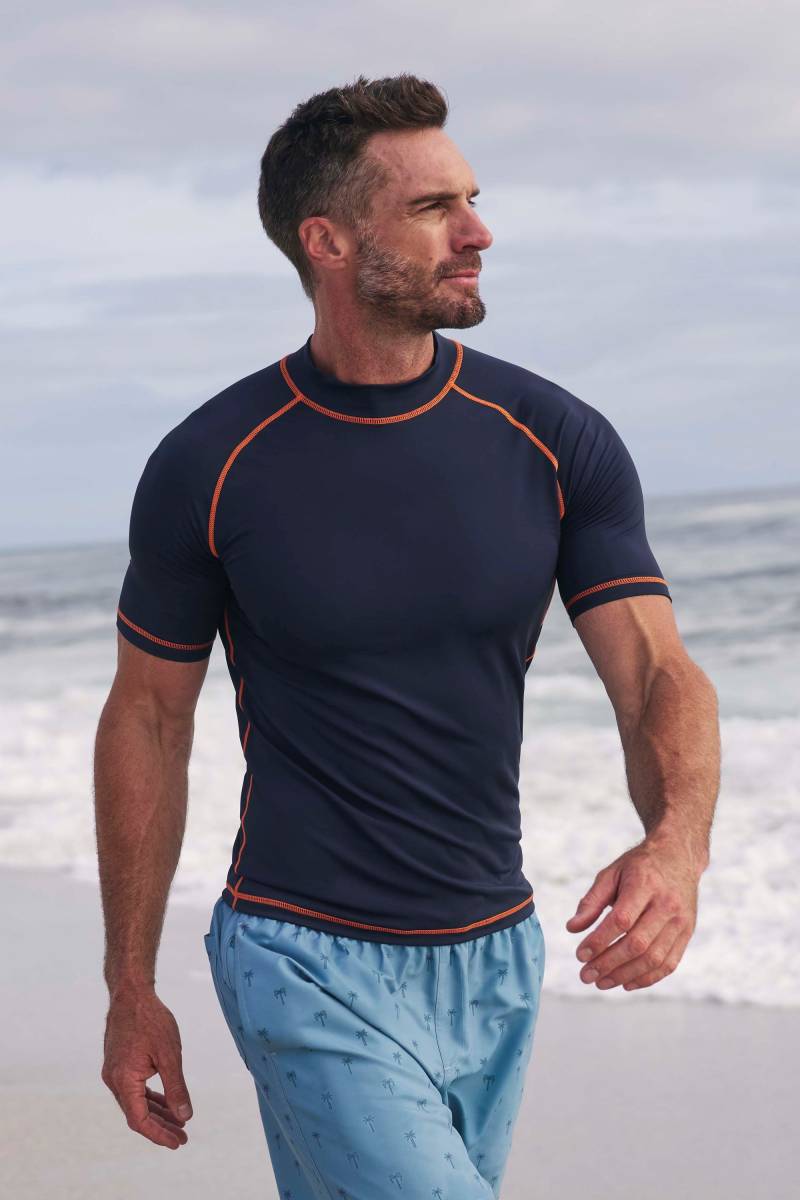 Herren UV Rashguard - Marineblau von Mountain Warehouse