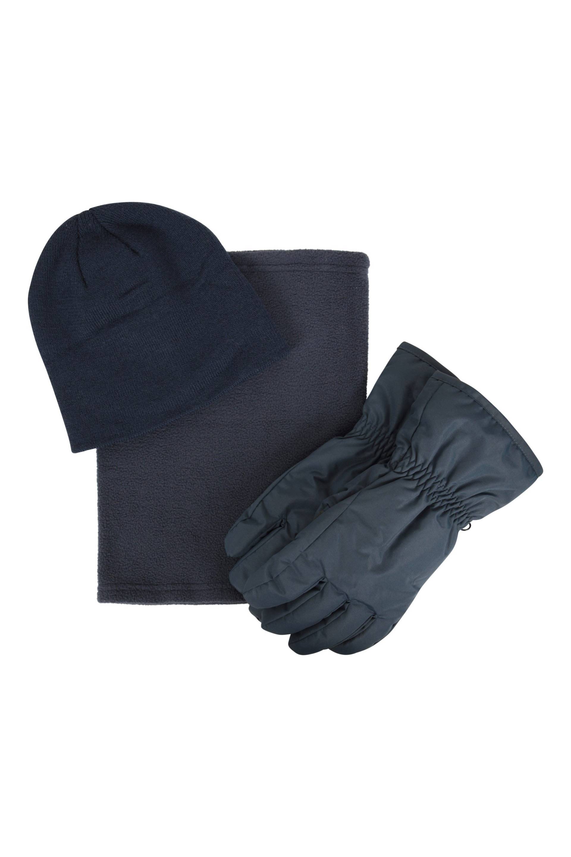 Herren Winter-Accessoires-Set - Marineblau von Mountain Warehouse