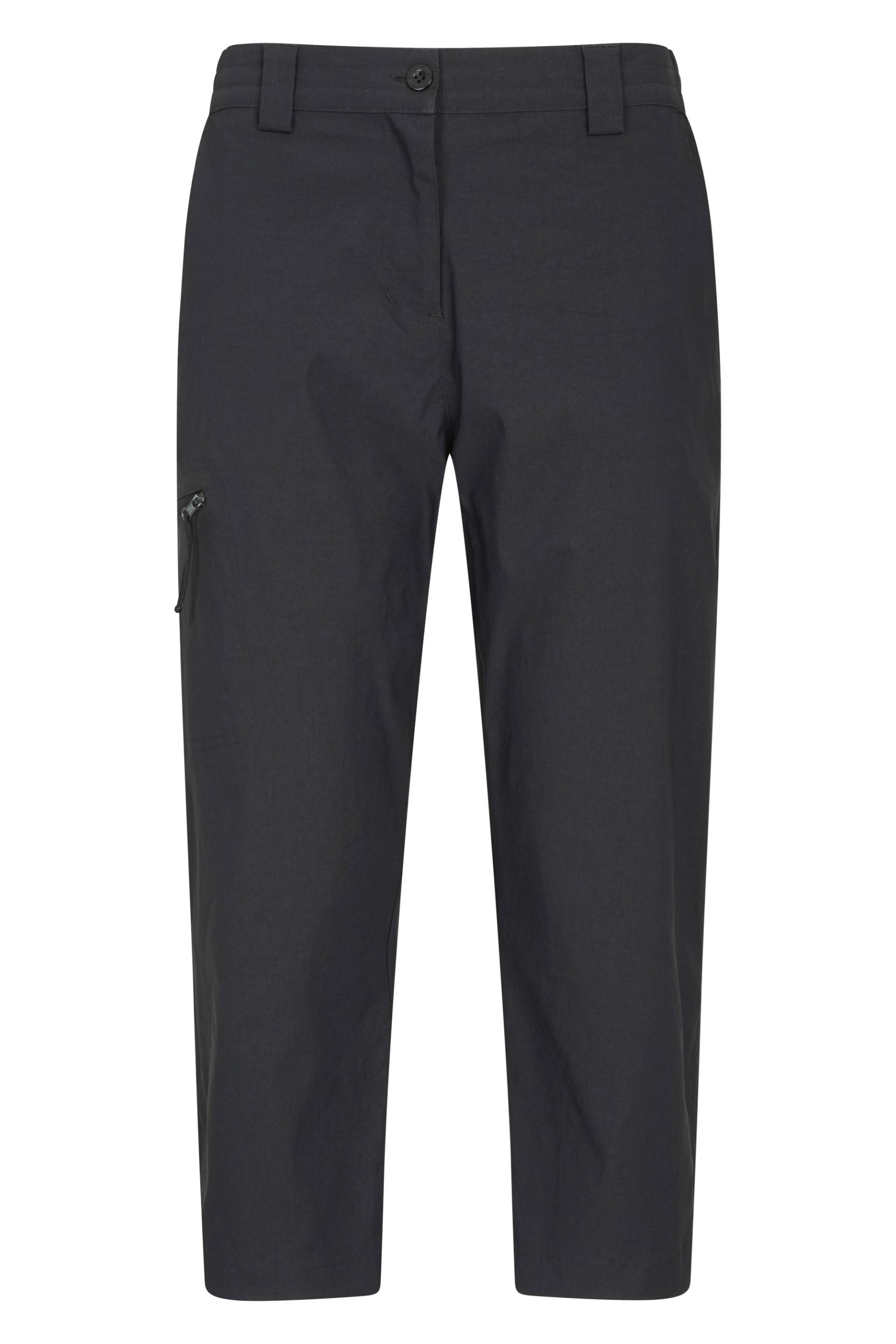 Hiker Damen-Stretch-Caprihose - Schwarz von Mountain Warehouse