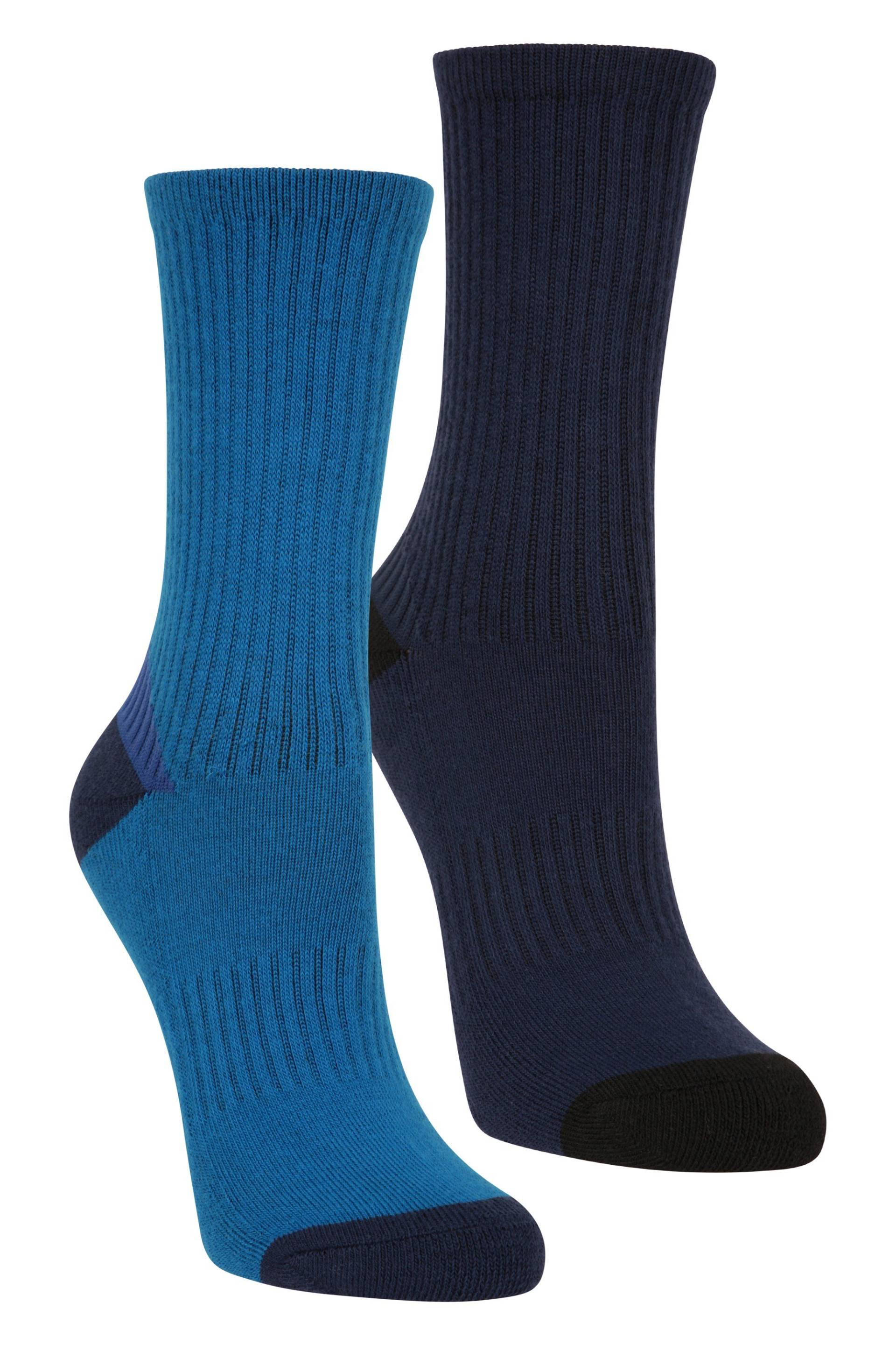 Hiker Kindersocken Doppelpack - Blau von Mountain Warehouse