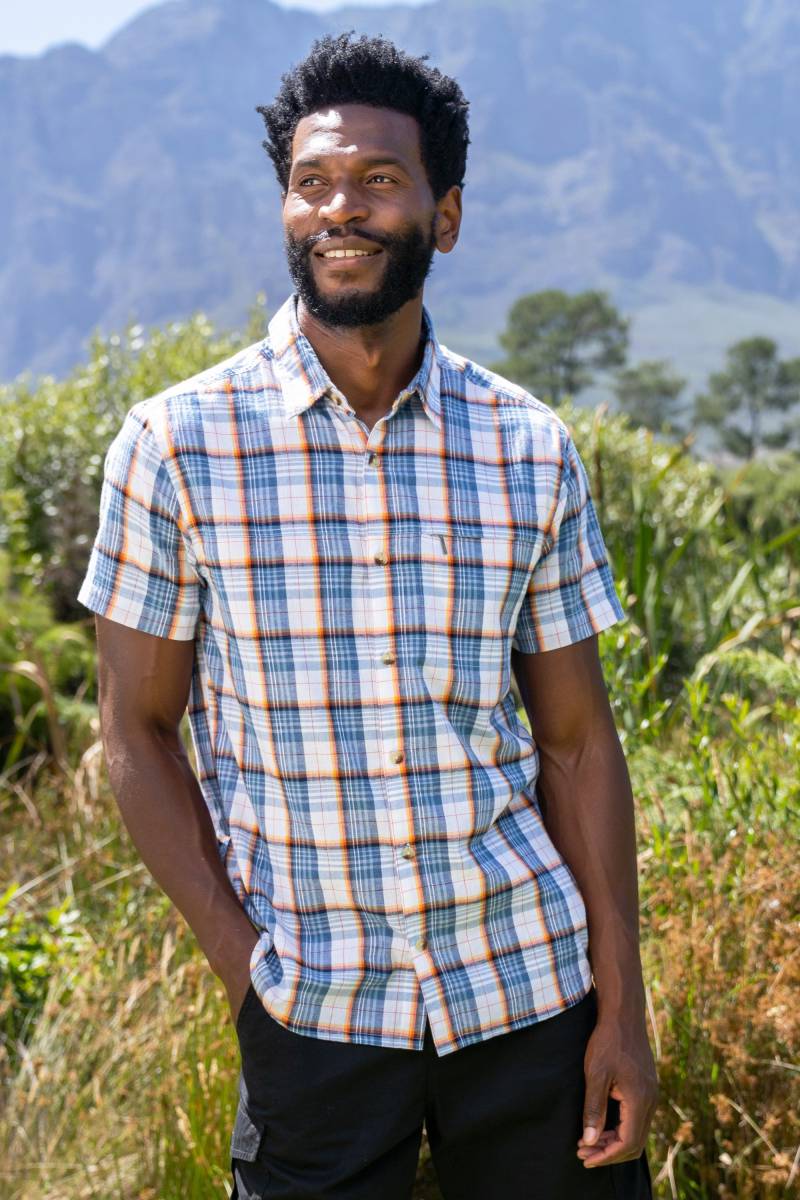 Holiday Baumwoll-Herrenhemd - Blau Holiday Baumwoll-Herrenhemd - Blau von Mountain Warehouse