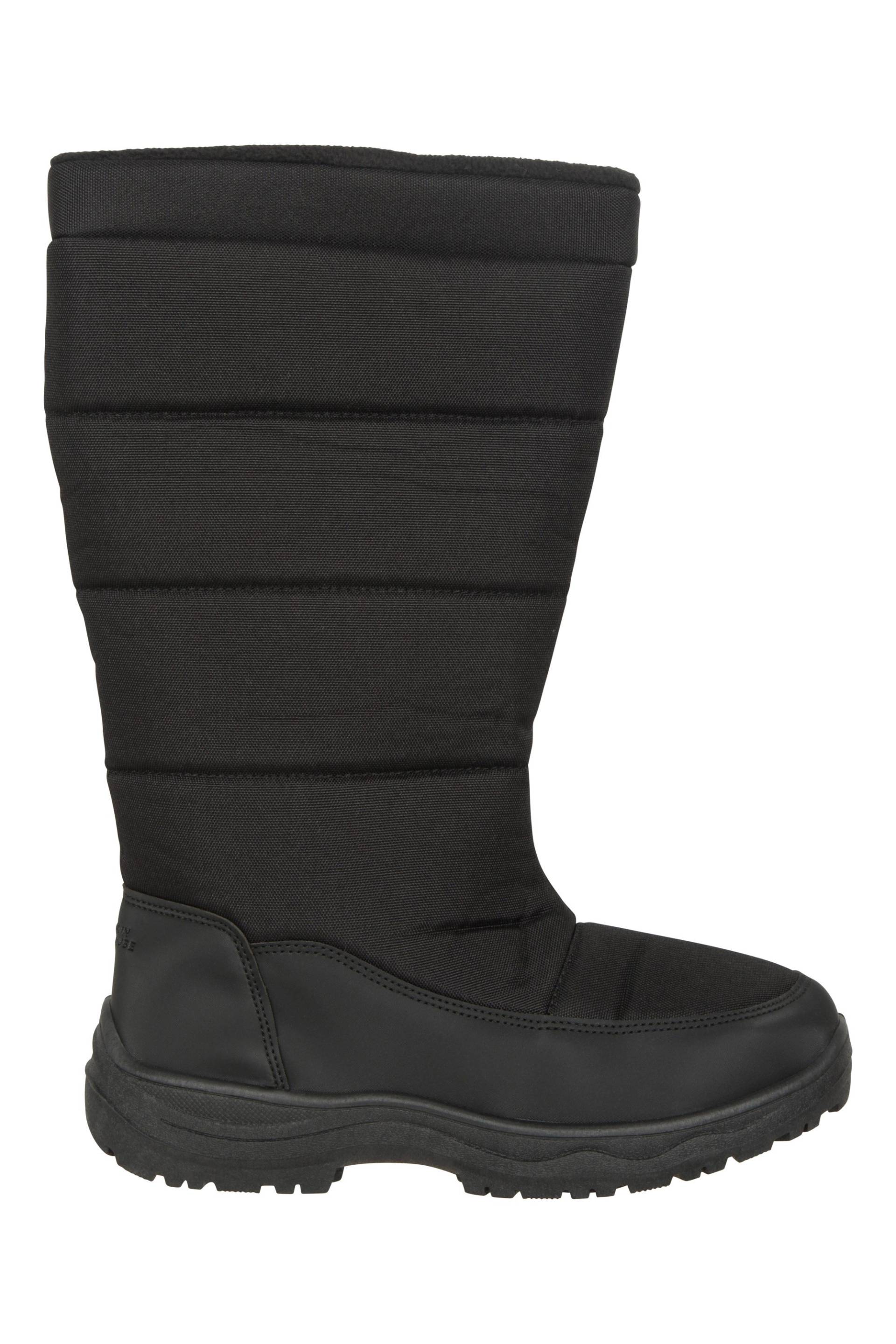 Icey Lange Damen-Schneestiefel - Schwarz von Mountain Warehouse