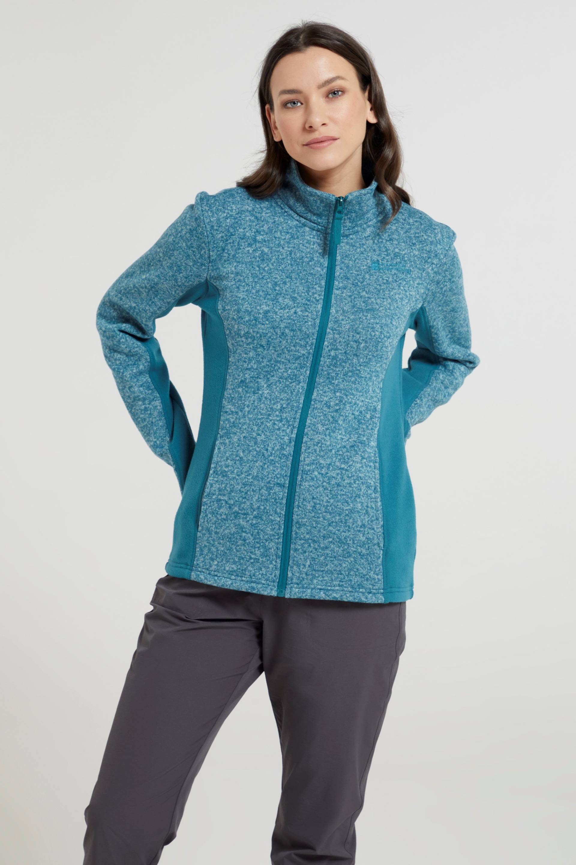 Idris Gefütterte Damen-Fleecejacke - Dunkel Aquamarin Idris Gefütterte Damen-Fleecejacke - Dunkel Aquamarin von Mountain Warehouse