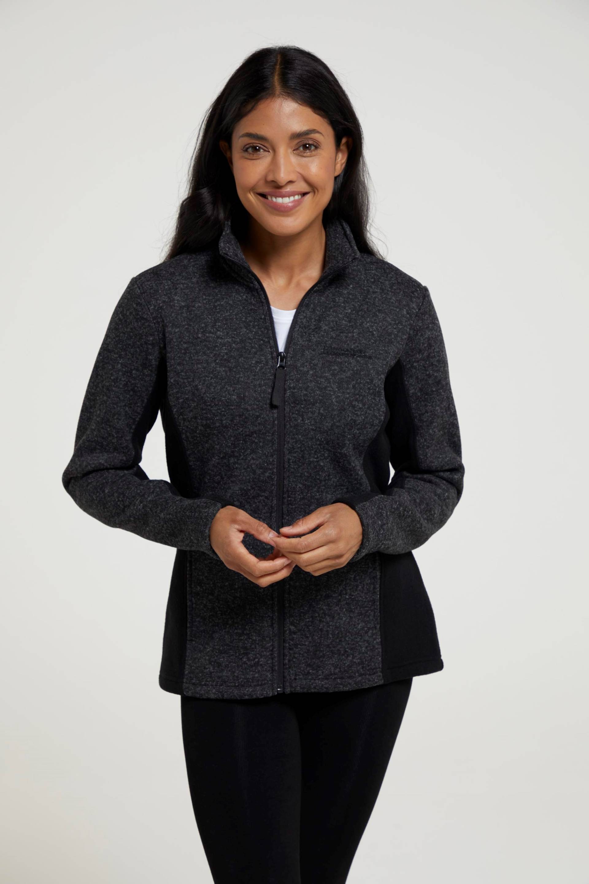 Idris Gefütterte Damen-Fleecejacke - Schwarz Idris Gefütterte Damen-Fleecejacke - Schwarz von Mountain Warehouse