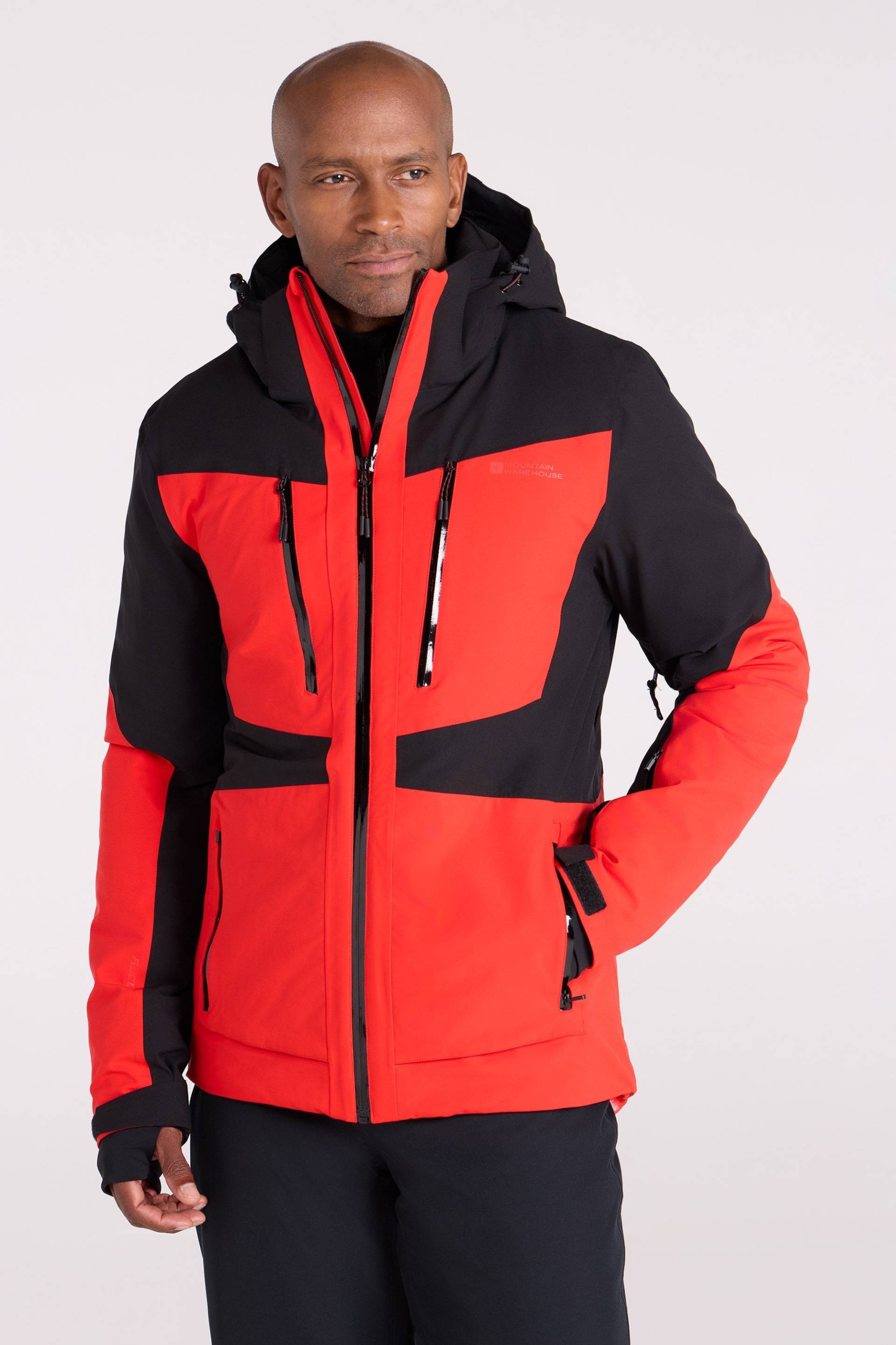 Intergalactic Extreme Herren-Skijacke - Rot von Mountain Warehouse