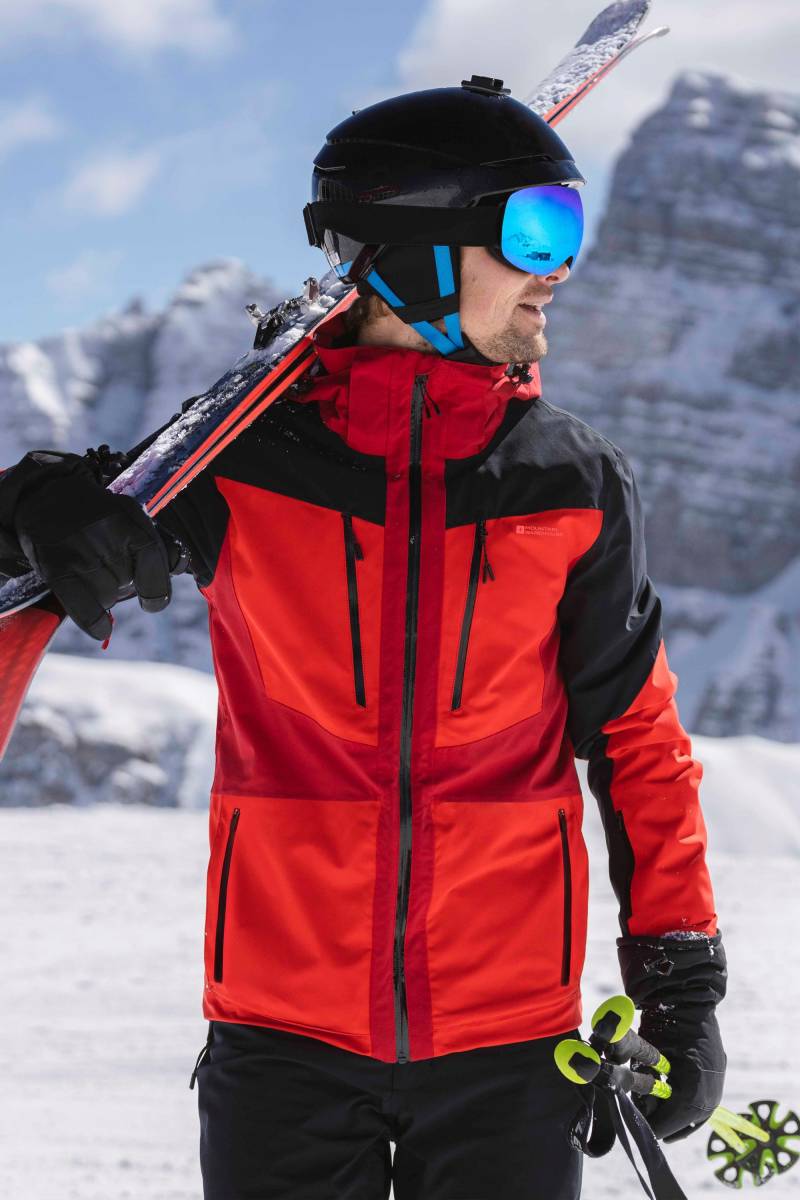 Intergalactic Extreme Herren-Skijacke - Rot von Mountain Warehouse